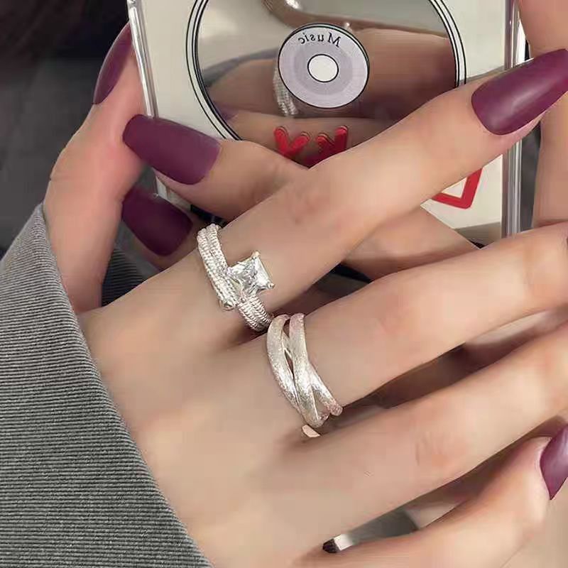Jewelry New Design Jewelry Rings Open Size Chrome Ring (Size 7-13) Size ONE SIZE - 2 Thumbnail