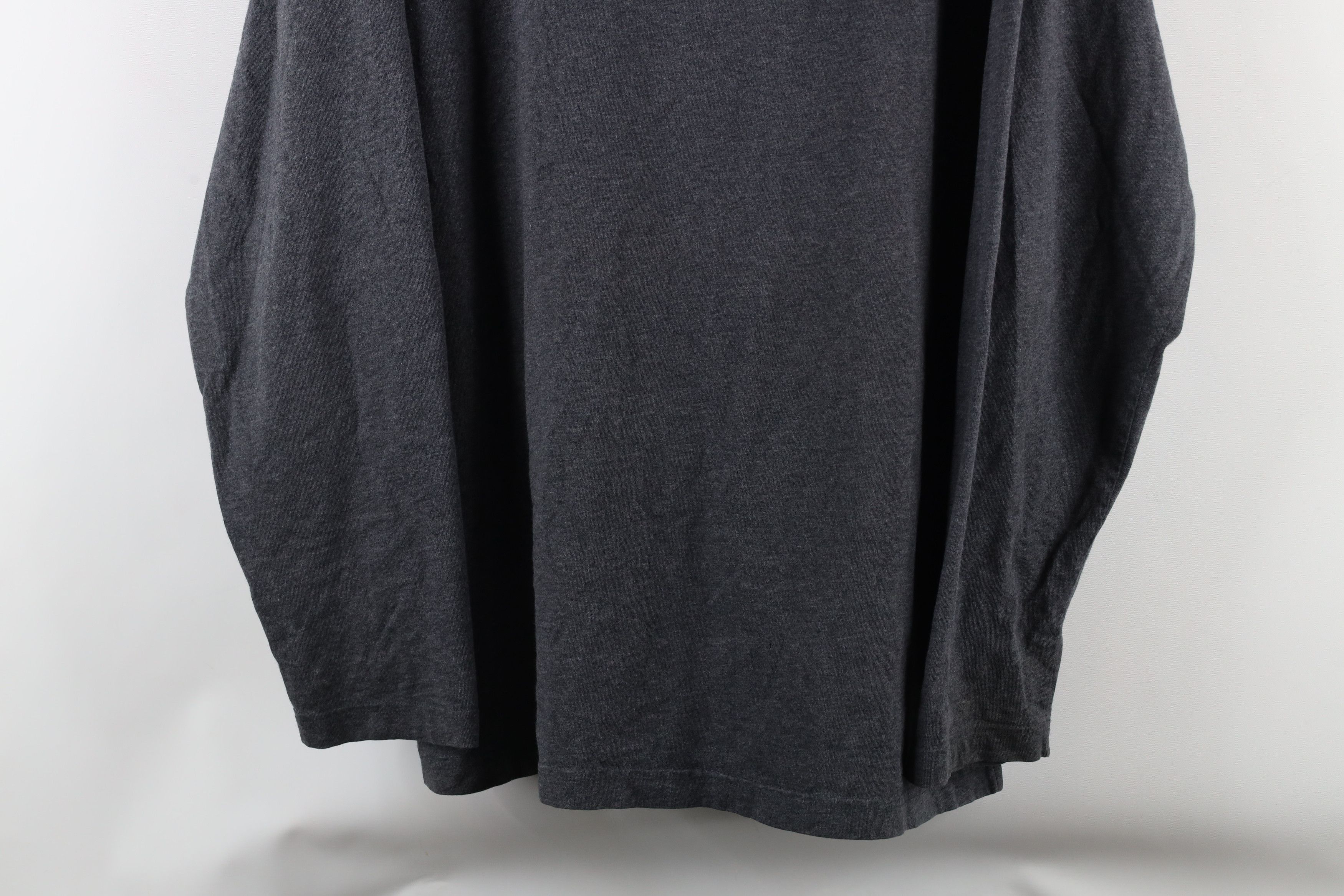 J.Crew × Vintage Vintage 90s J Crew Striped Long Sleeve T-Shirt Gray USA Size US L / EU 52-54 / 3 - 3 Thumbnail