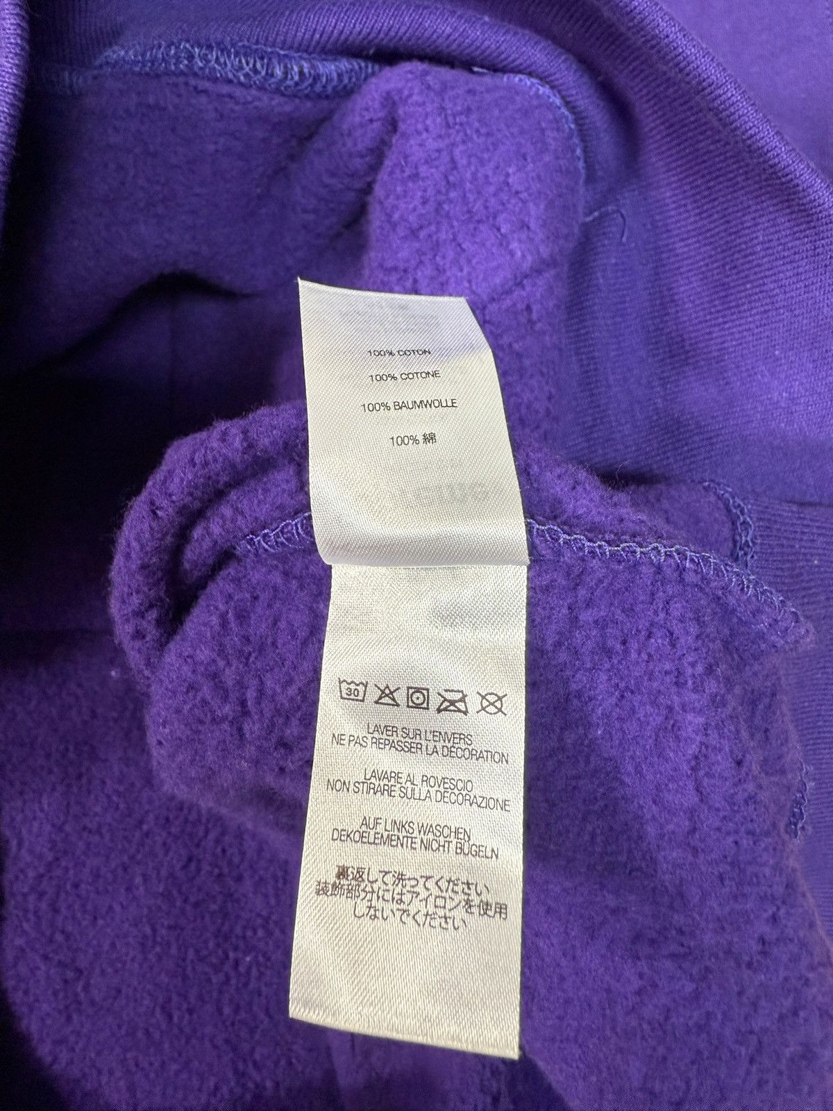 Supreme Supreme USA Hoodie Purple Medium FW21 Size US M / EU 48-50 / 2 - 7 Thumbnail