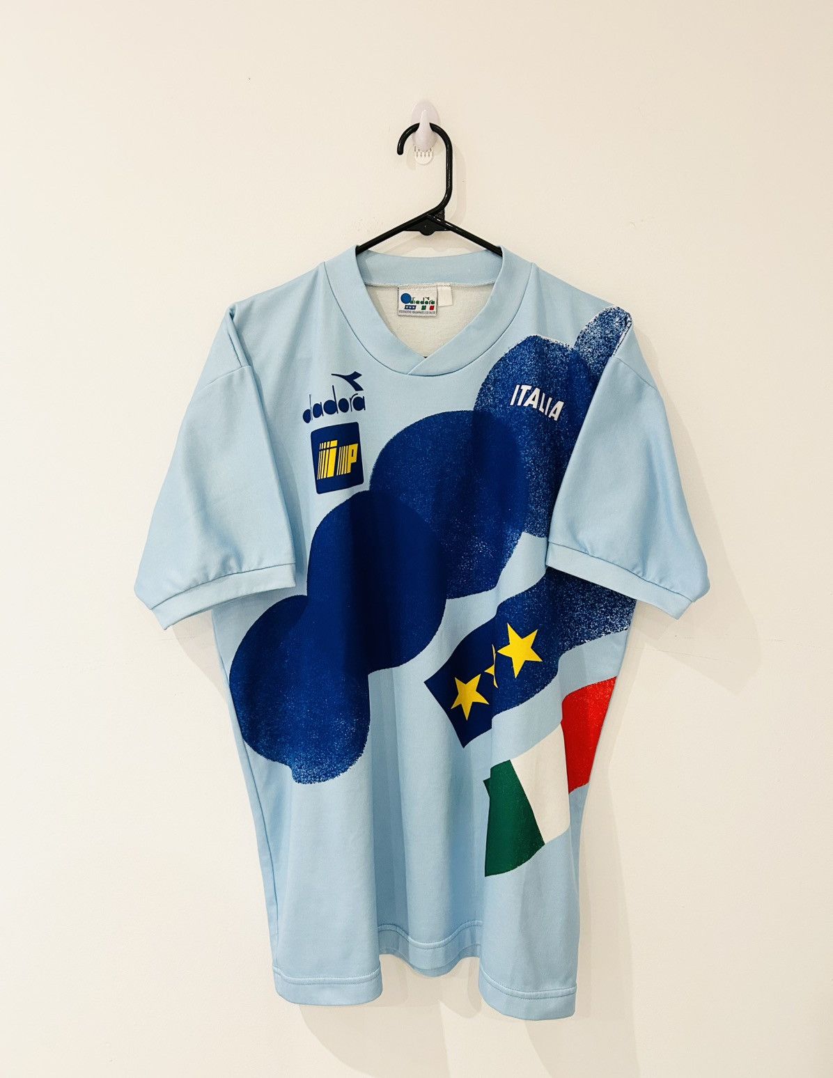 Diadora Italia 1992 Training jersey player issued/worn Size US L / EU 52-54 / 3 - 1 Thumbnail