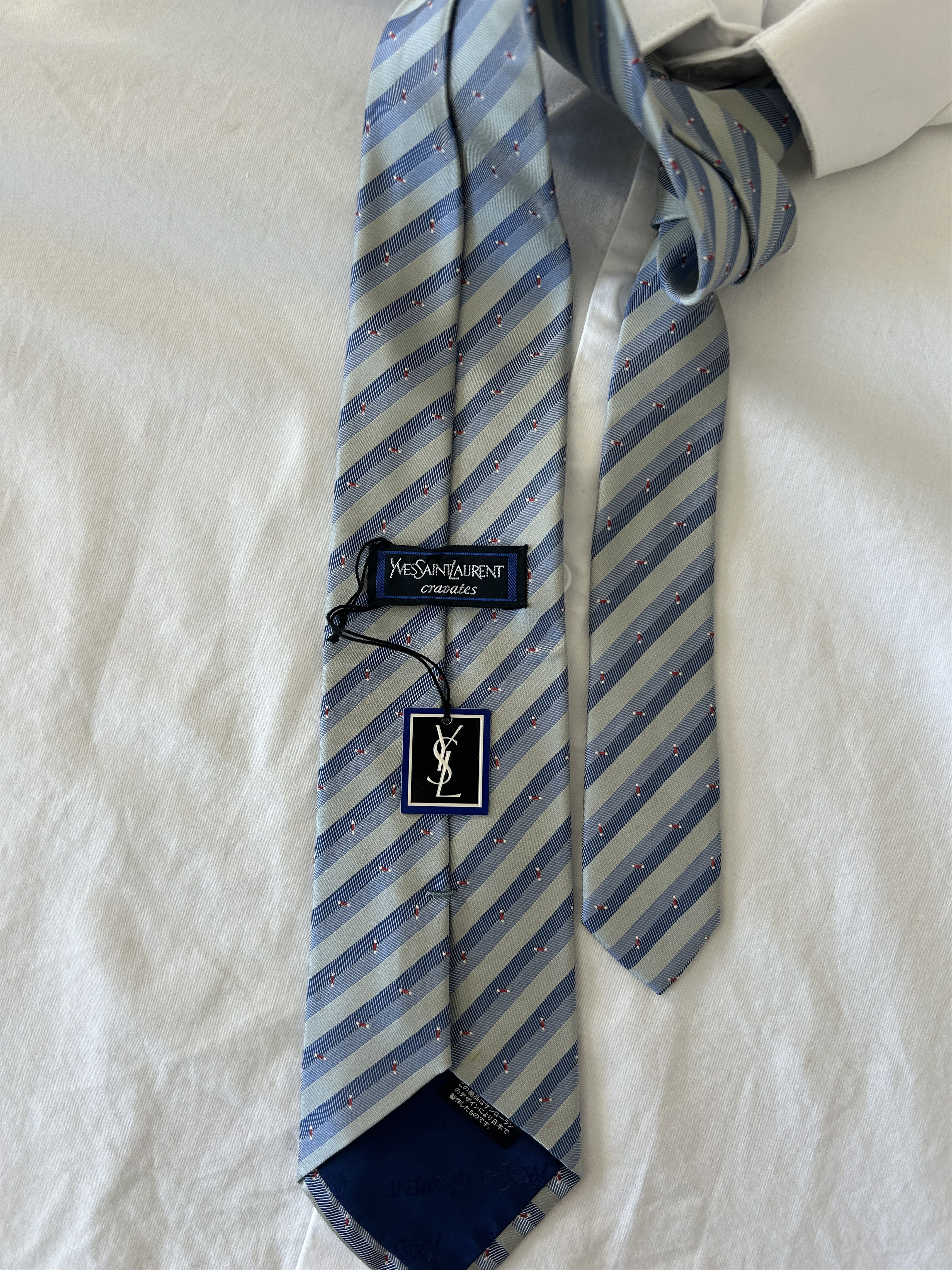 Yves Saint Laurent Vintage Yves Saint Laurent Mens Silk Tie Size ONE SIZE - 2 Thumbnail