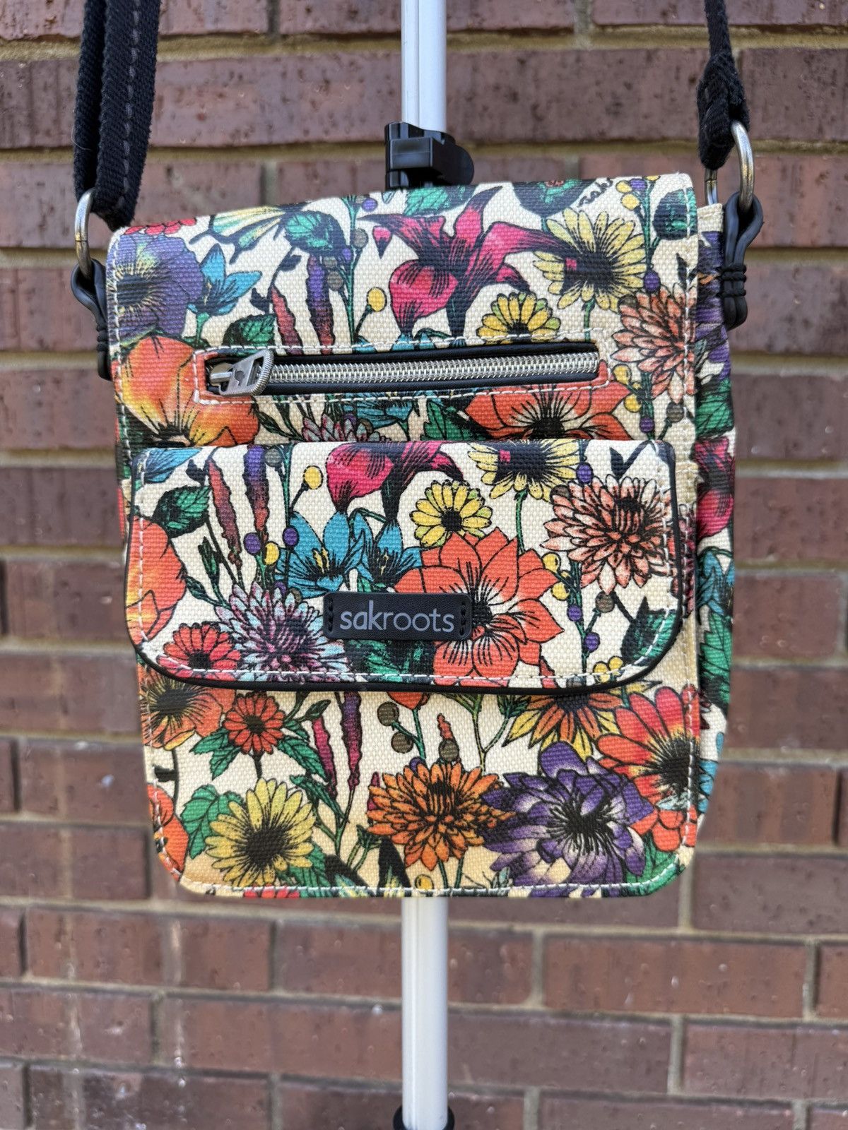 Other Sakroots Artist Circle Small Flap Messenger Bag Purse Boho Size ONE SIZE - 2 Thumbnail