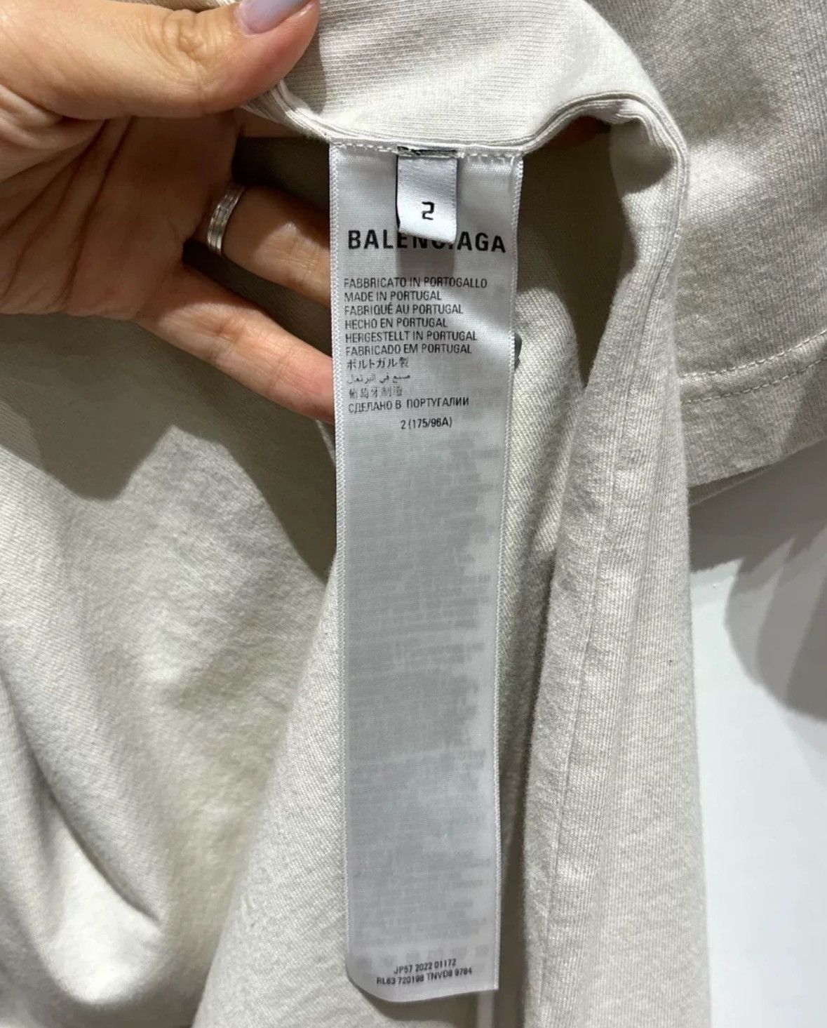 Balenciaga balenciaga short sleeves 2410-Nextarrow Size US XXL / EU 58 / 5 - 8 Thumbnail