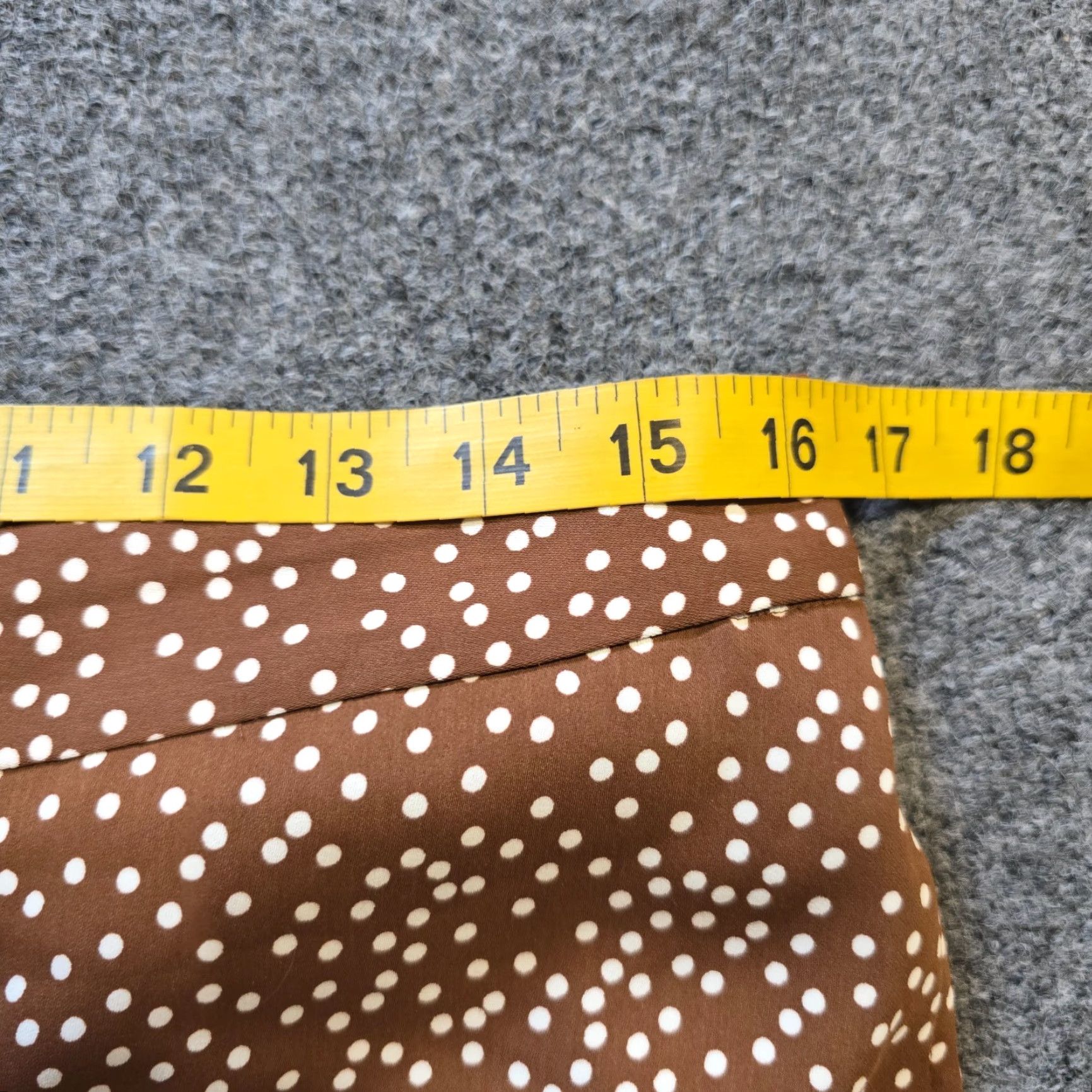 J. Jill J Jill Pants Womens Medium Brown Polka Dot Crop Capri Wide Leg Pull On Casual Pants Size 24" / US 00 / IT 34 - 5 Thumbnail