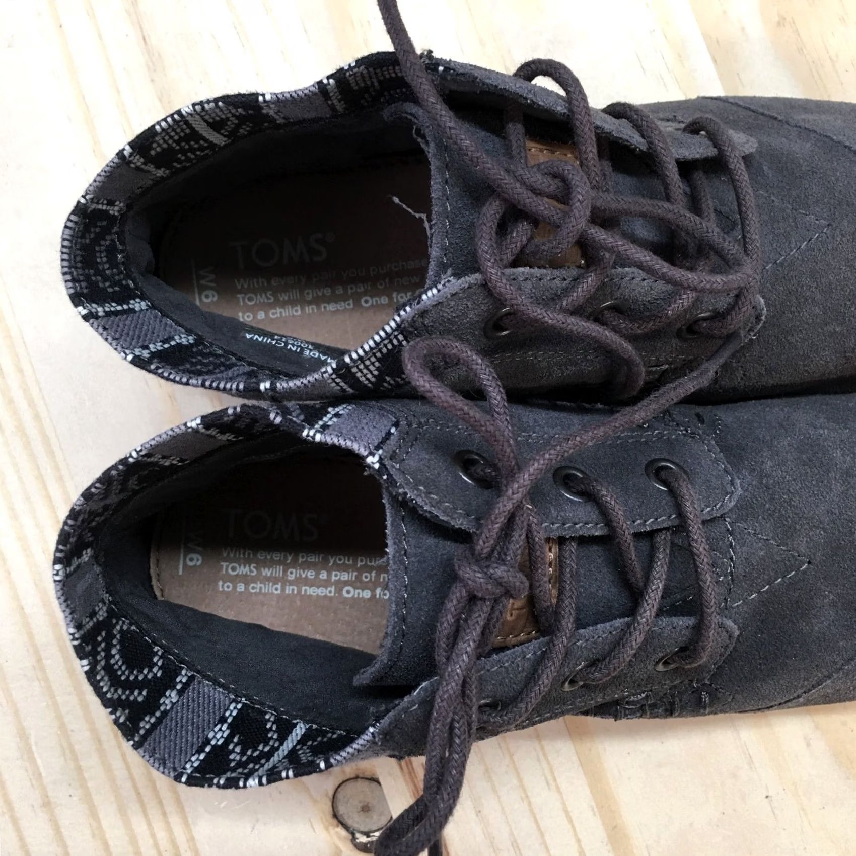 Toms Toms Boots Womens 6 Ankle Booties Gray Suede Casual Lace Up Almond Toe Flat Shoes Boots Female 6 Gray Suede Casual Lace Up Almond Toe Flat Size US 6 / IT 36 - 6 Thumbnail