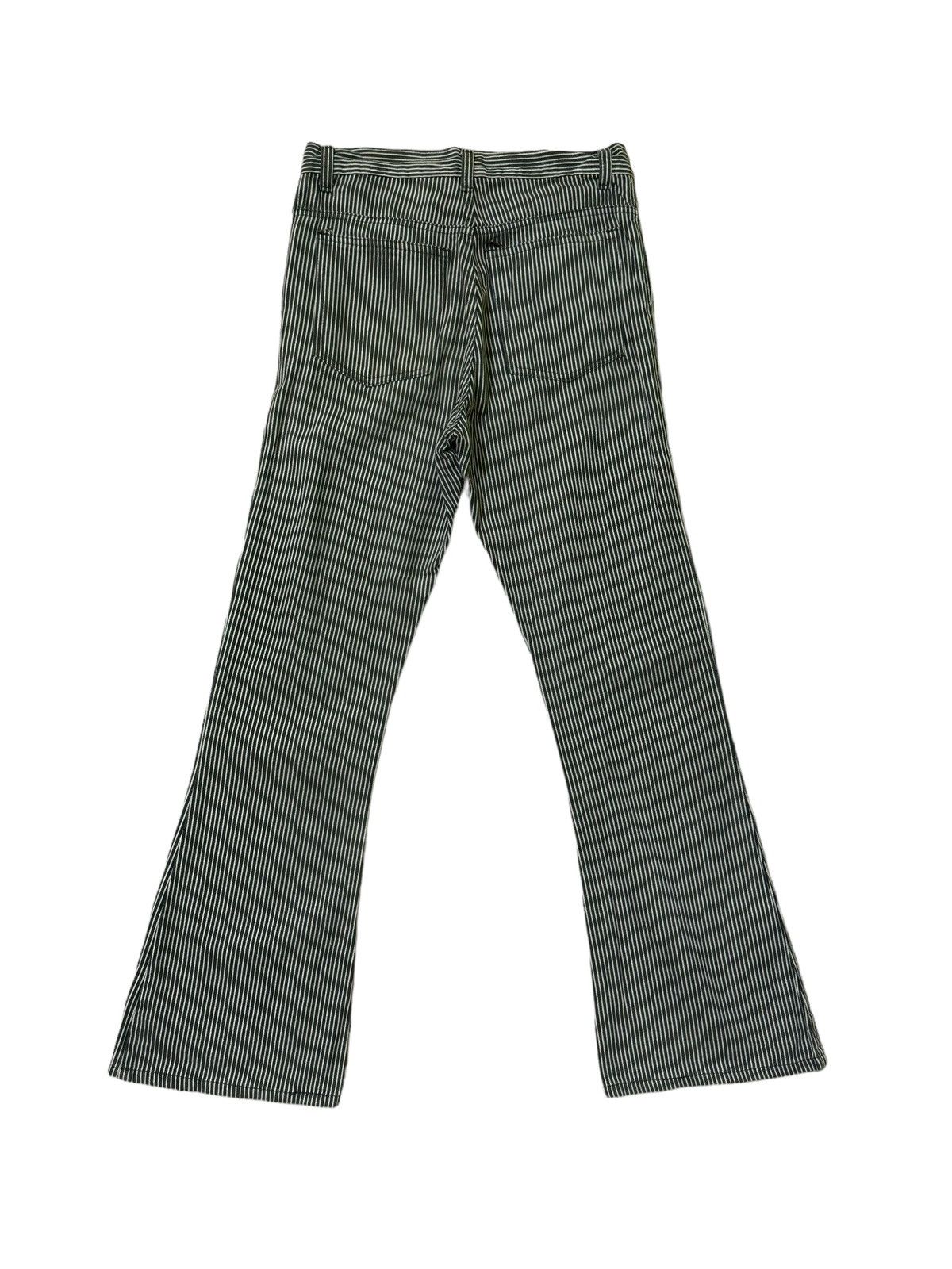 If Six Was Nine × Japanese Brand × Tornado Mart Flare Jeans Striped Design Faded Bootcut Denim Size US 27 - 7 Thumbnail