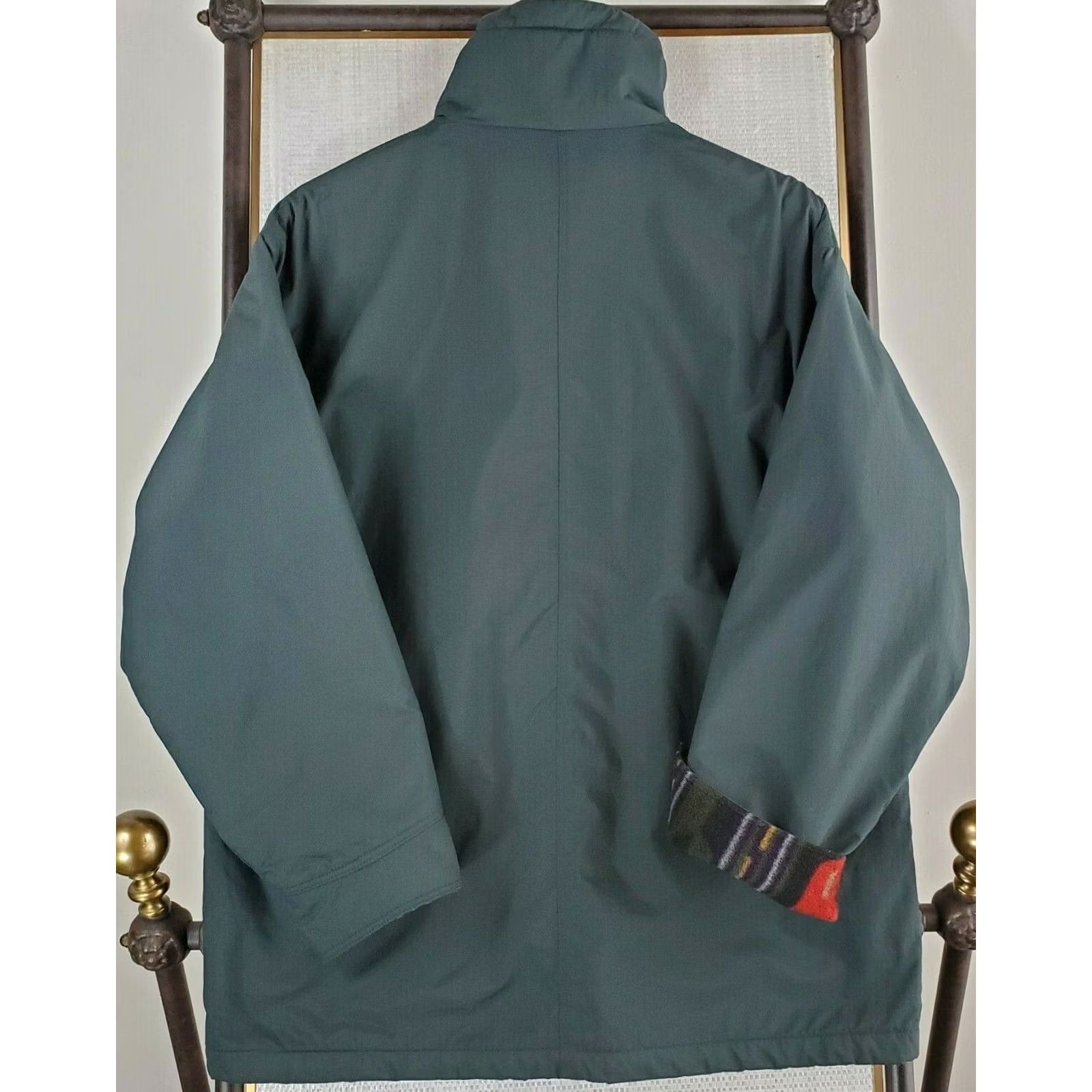 Patagonia VINTAGE Patagonia AZTEC Southwest Women's Medium Softshell Jacket Green USA Made 2005 Parka Windproof Water Resistant Fleece Lined Size M / US 6-8 / IT 42-44 - 6 Thumbnail