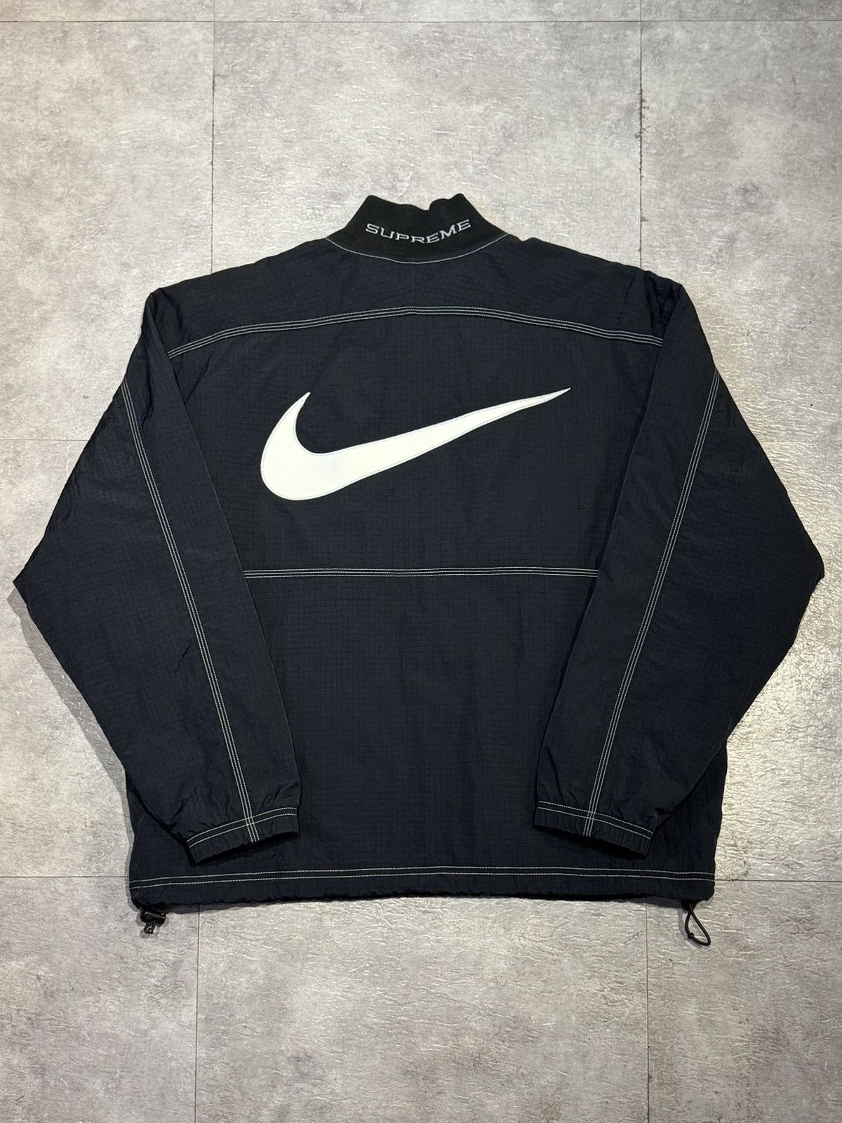 Supreme Supreme Nike Ripstop Pullover Black | Grailed