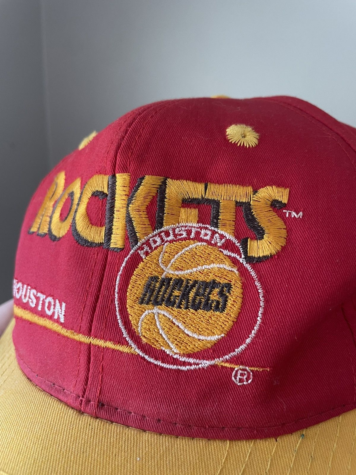 NBA Houston Rockets Vintage Logo 90s Snapback Size ONE SIZE - 2 Thumbnail
