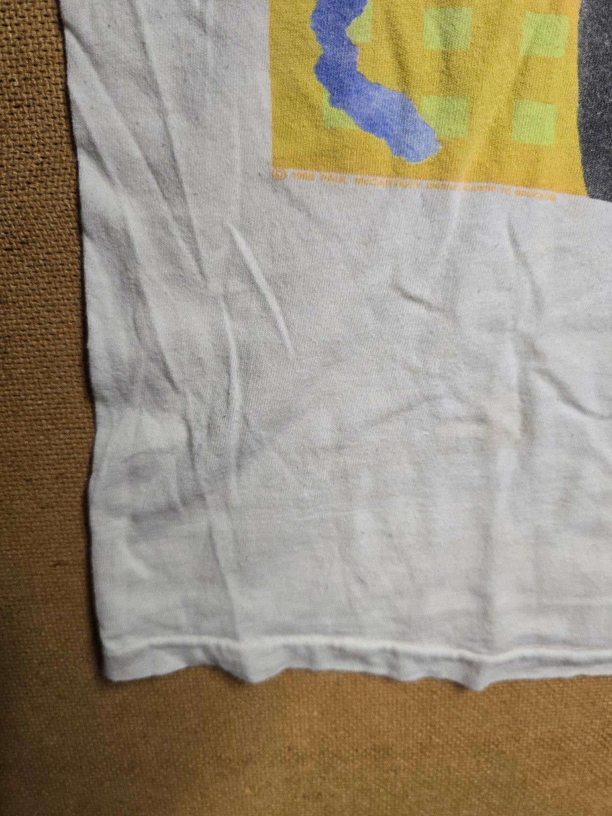 Designer Vintage Paul McCartney Shirt Tour 1989-90 Single Stitch L Size US L / EU 52-54 / 3 - 5 Thumbnail