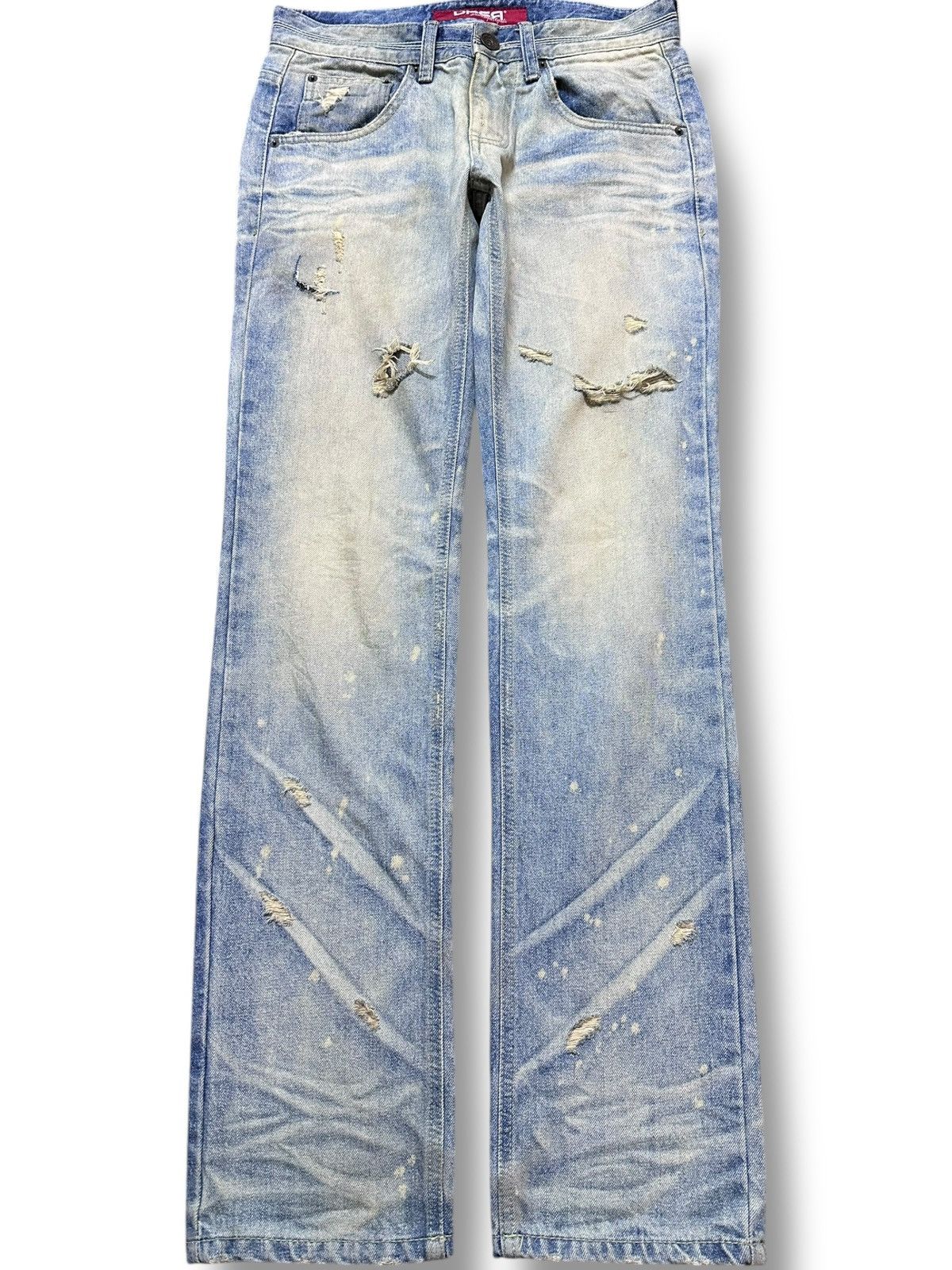 DSRCV Vintage DPSR Faded Mudwash Grunge Distressed Denim Size US 30 / EU 46 - 1 Thumbnail