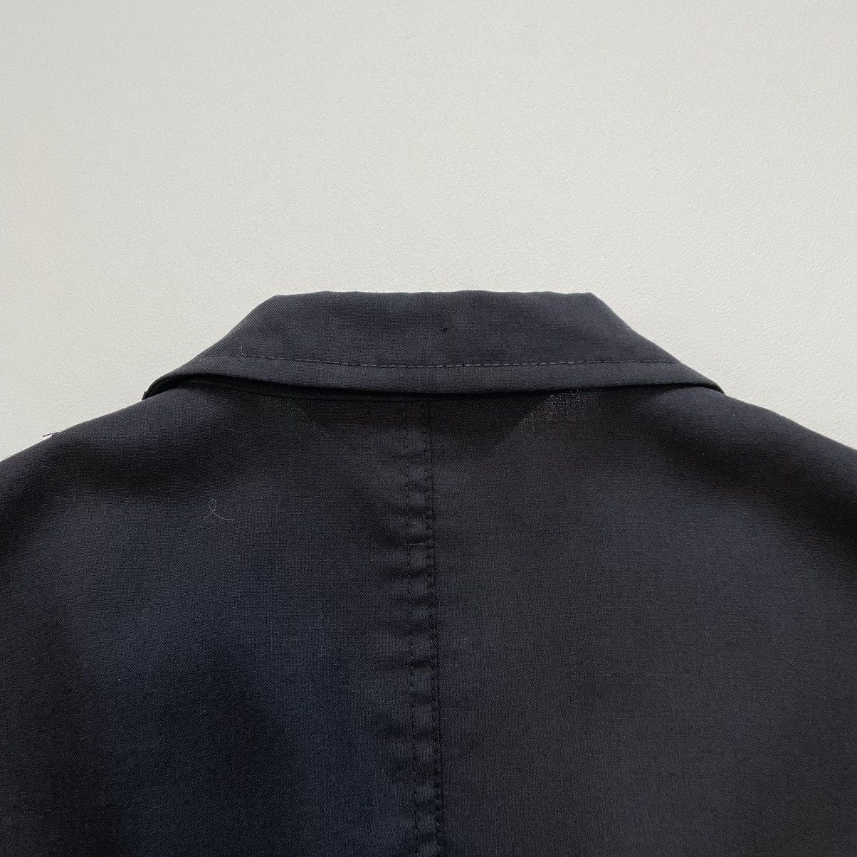 Comme des Garcons S/S 12 ‘Frilled Sleeve’ Black Wool Blazer Size 38R - 14 Thumbnail