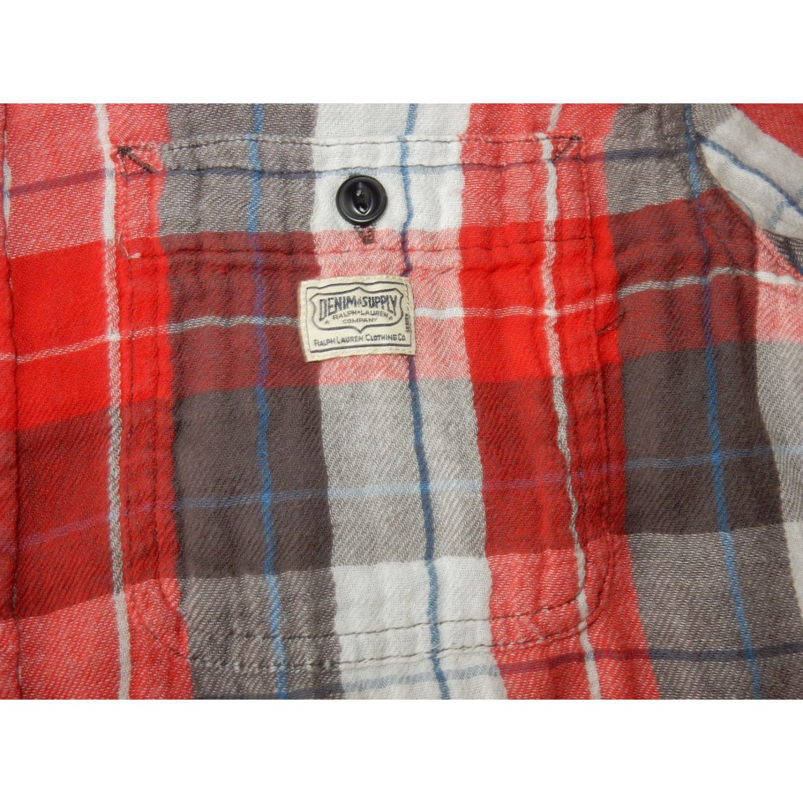 Ralph Lauren Ralph Lauren Denim & Supply Men's Flannel Shirt Size M Red Plaid Button-Up Long Sleeve Shirt Mens Macy Restock Size US M / EU 48-50 / 2 - 3 Thumbnail