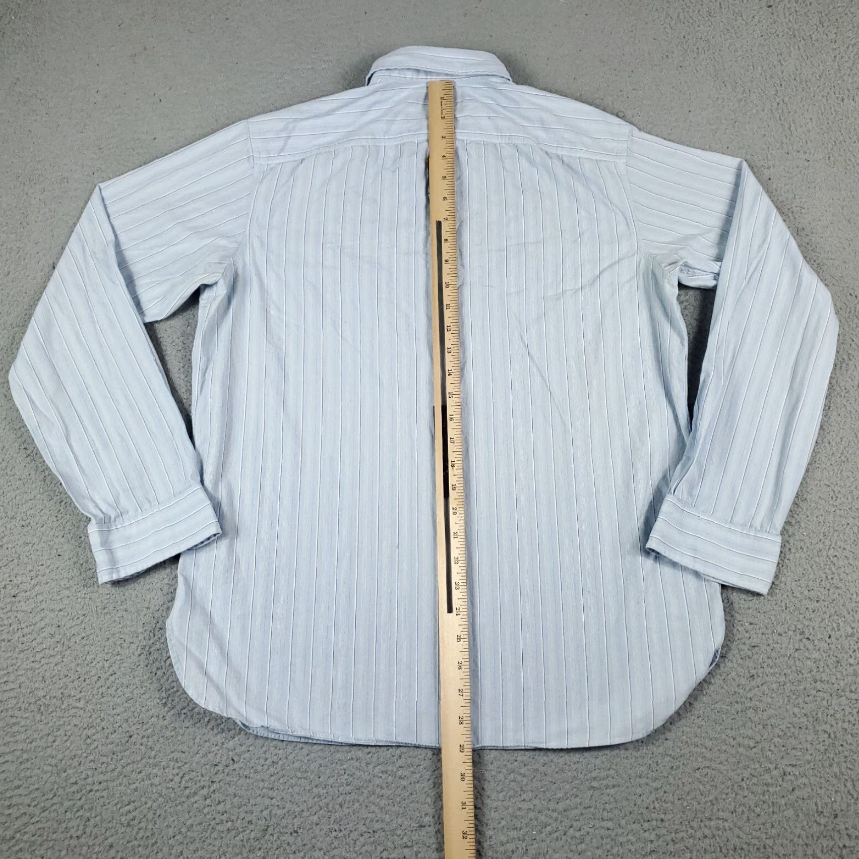 Ralph Lauren Ralph Lauren Button-Up Shirt Mens Medium Blue Striped Casual Long Sleeve Preppy Size US M / EU 48-50 / 2 - 7 Thumbnail