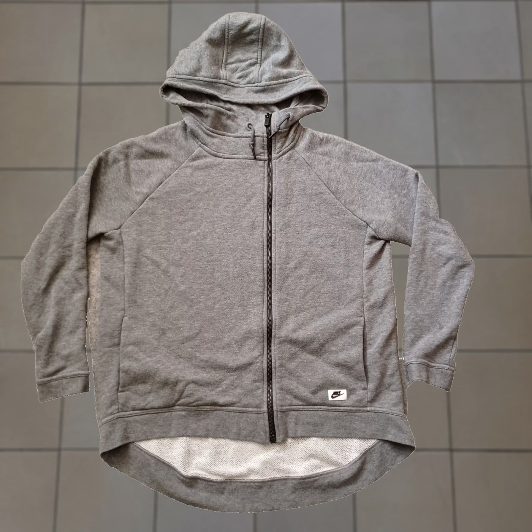 Nike Nike Hoodie Sweatshirt Womens M Gray Full Zip Pockets Logo Tech Cape Casual Activewear Winter Spring Fall Womens Size M / US 6-8 / IT 42-44 - 1 Thumbnail