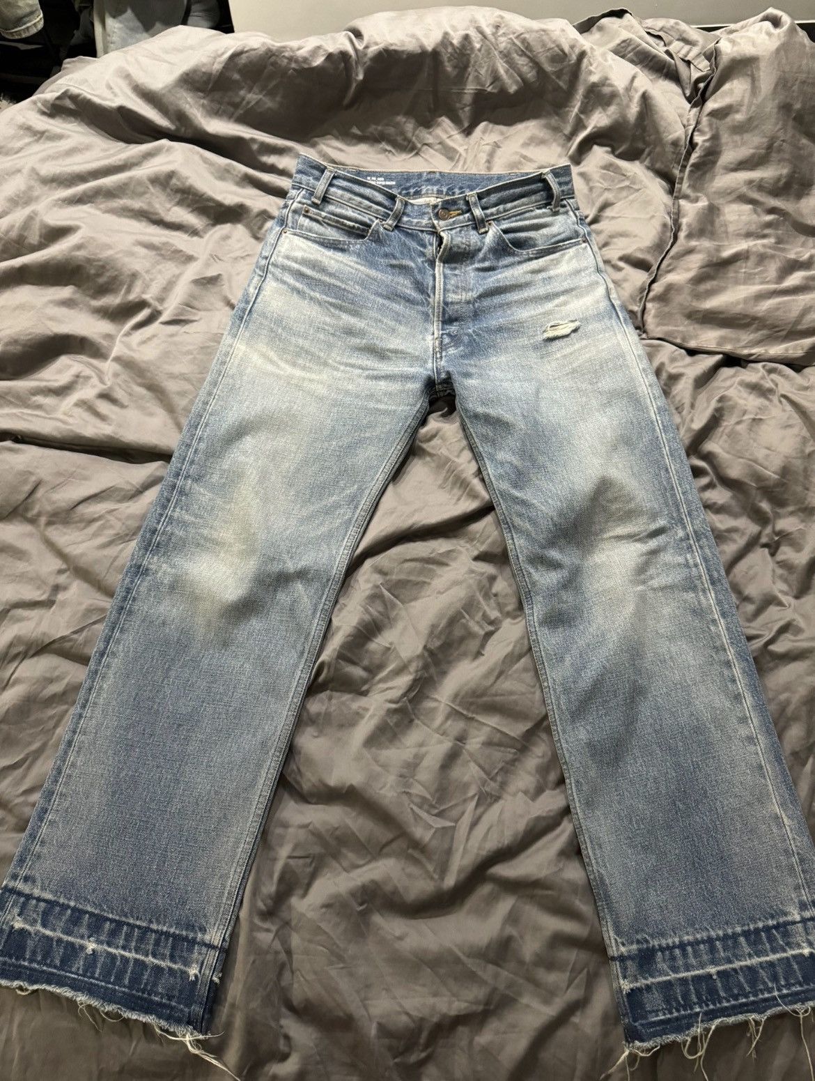 Celine × Hedi Slimane FW22 Zuma Wash Wesley Denim sz28 (fits for sz29/30) Size US 28 / EU 44 - 2 Thumbnail