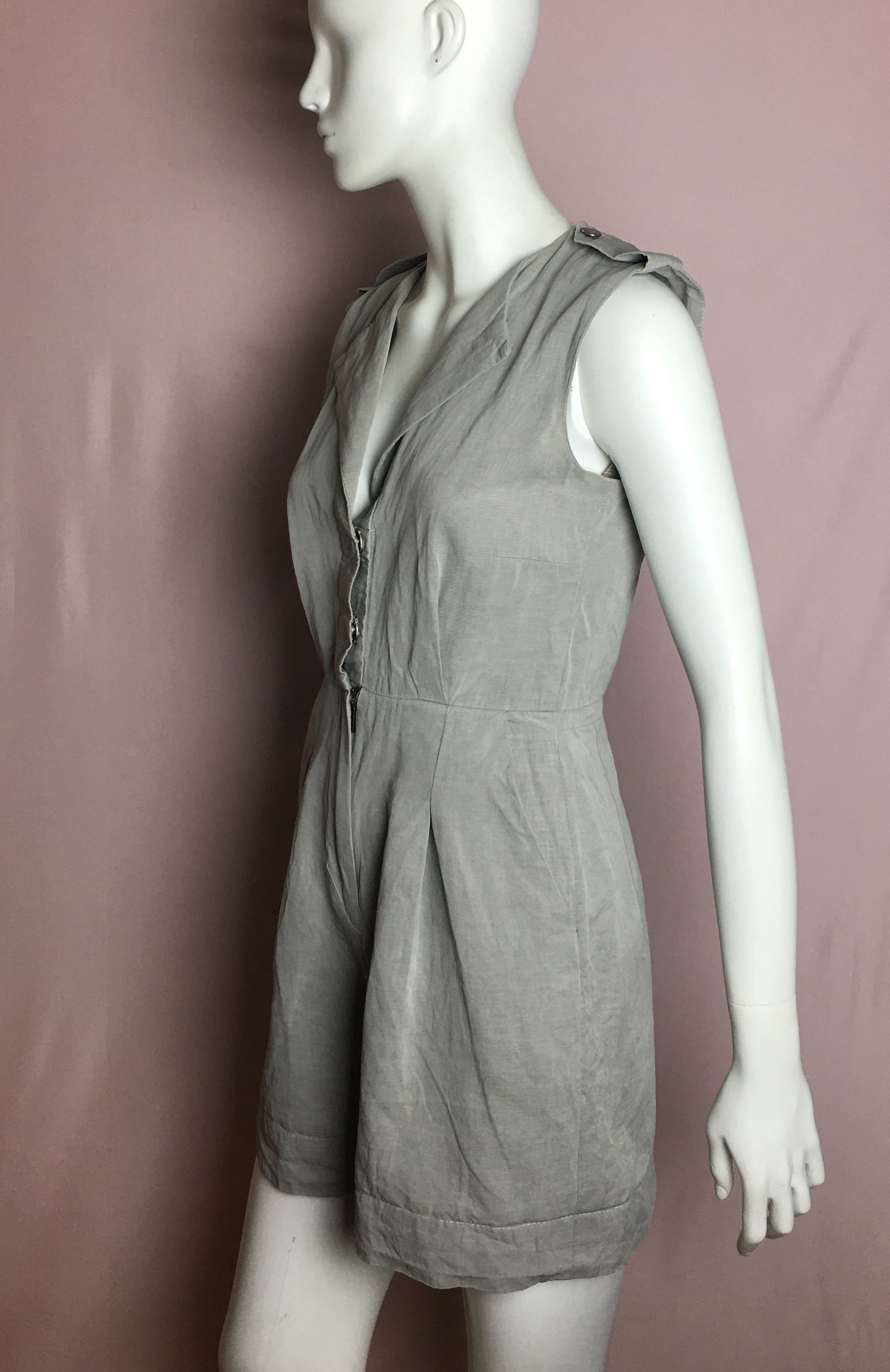 Other Lejla Omnia Switzerland Linen Shorts Jumpsuit Size 28" / US 6 / IT 42 - 3 Thumbnail