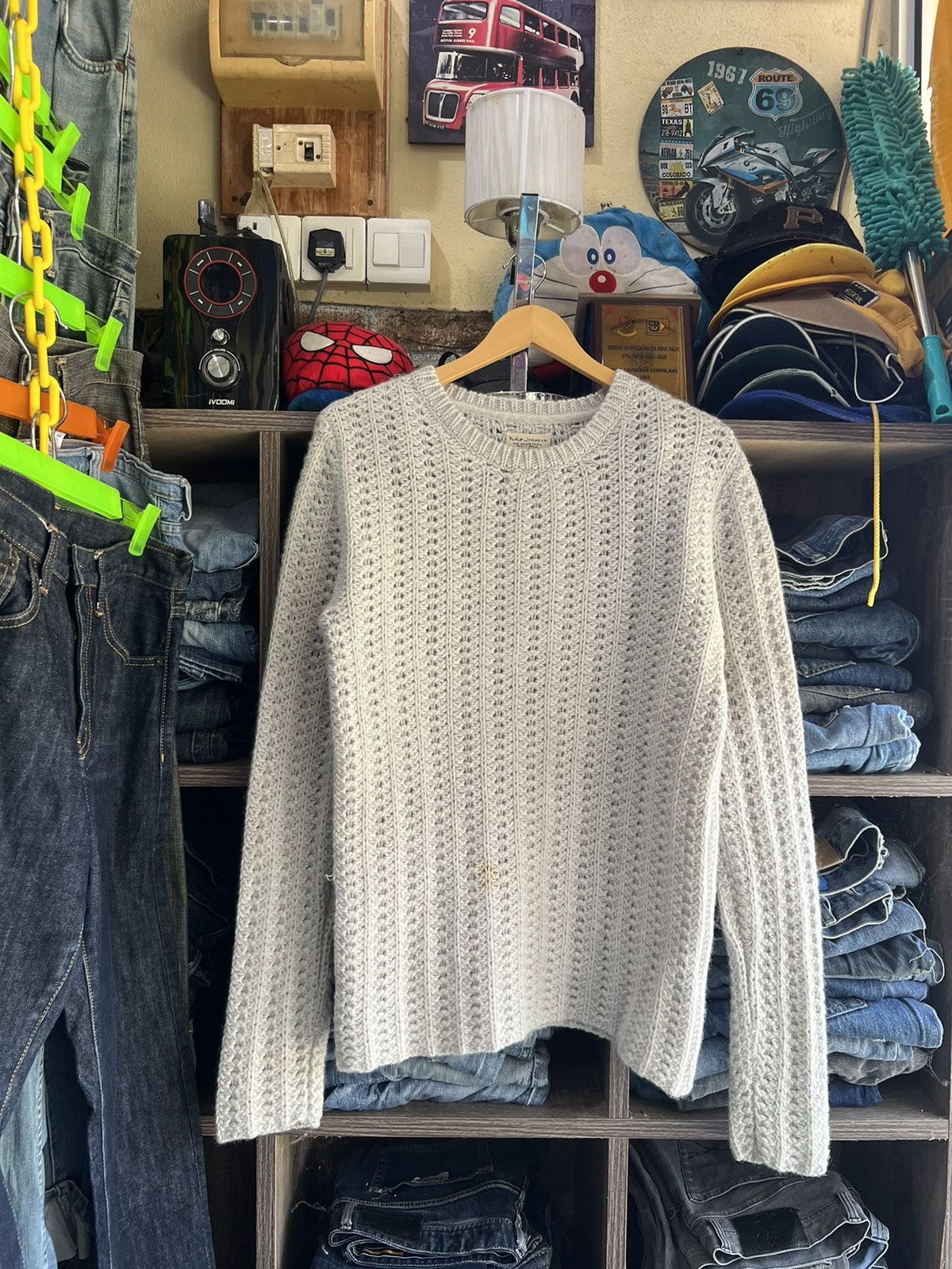 Nudie Jeans 🔥Nudie Jeans Knit Sweatshirt Size US S / EU 44-46 / 1 - 1 Thumbnail