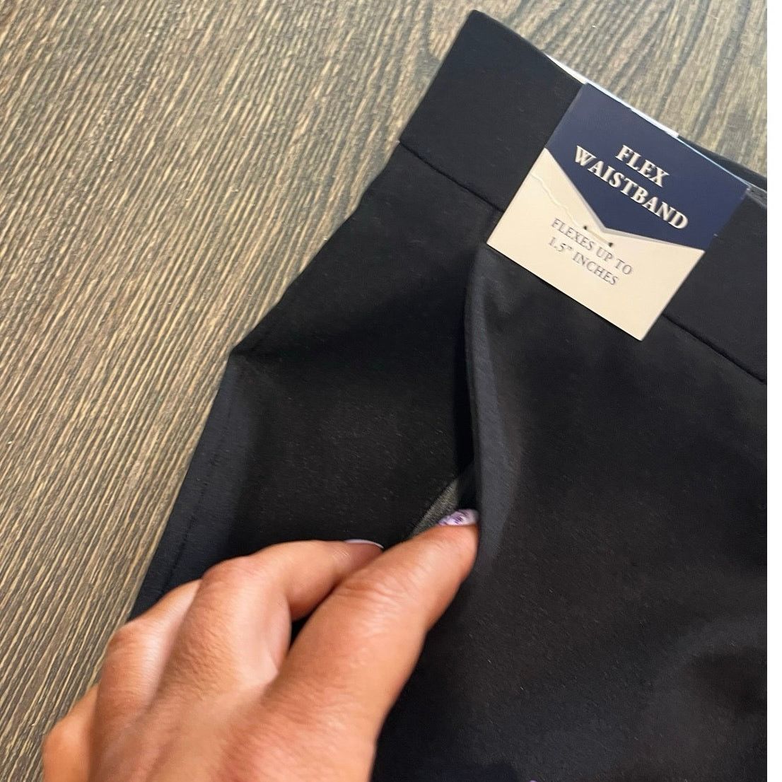 Haggar NWT Haggar Mens Dress Pants Straight Fit Black Sz 32x32 Size US 32 / EU 48 - 4 Thumbnail