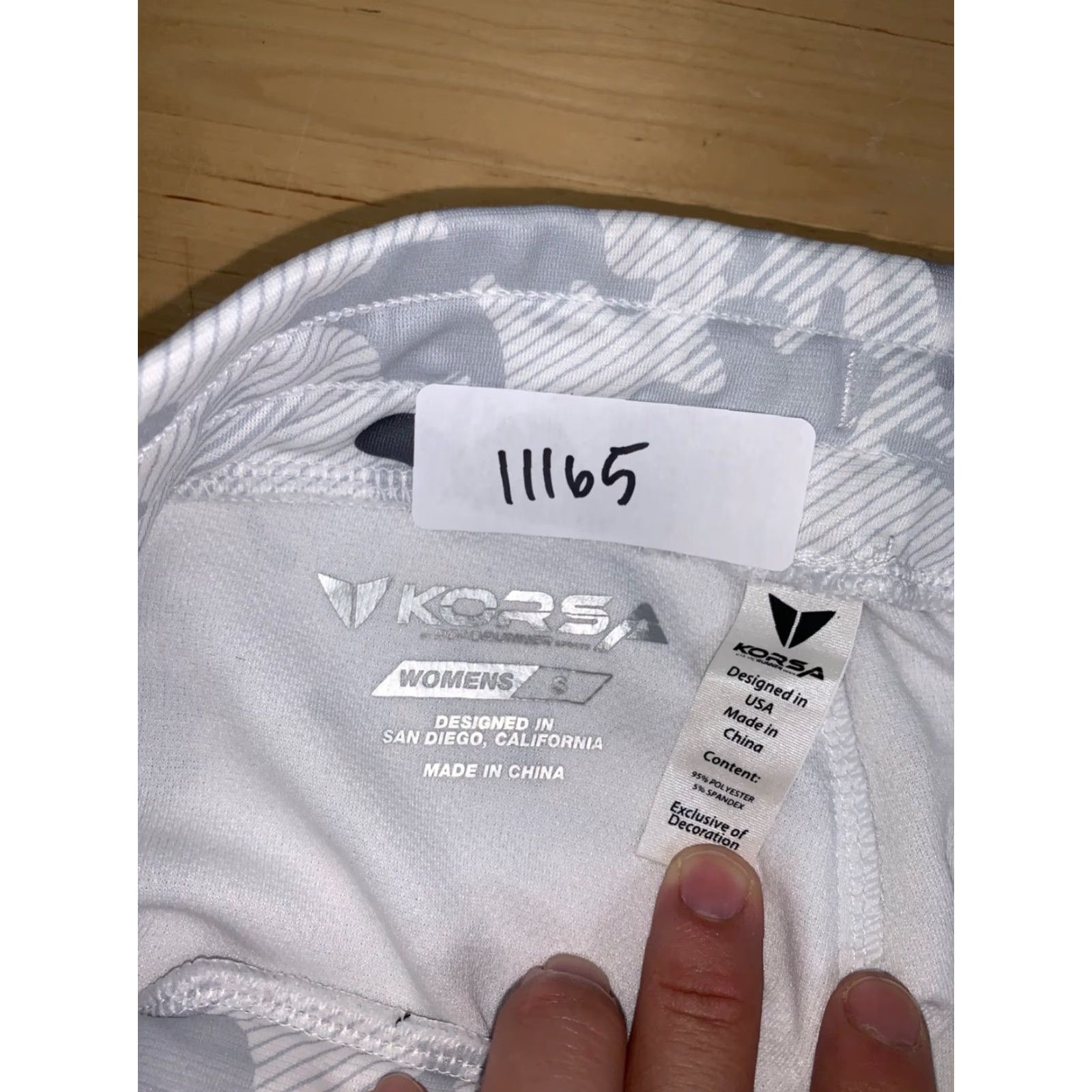 Vintage Korsa Jogger Womens S White Activewear Casual Athleisure Pockets Stretch 26" Inseam Size 28" / US 6 / IT 42 - 2 Thumbnail