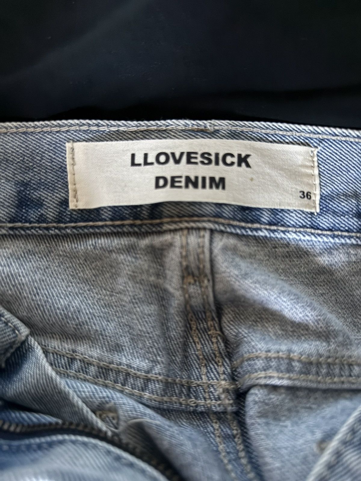 Llovesick Llovesick Printed Light Blue Denim Size US 36 / EU 52 - 6 Thumbnail