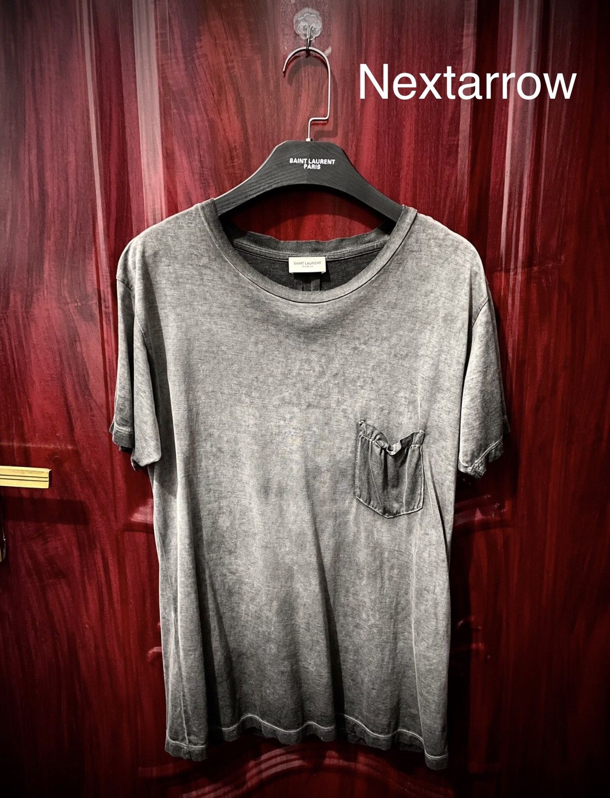Saint Laurent Paris Saint laurent 16ss Silk to Make Old Short-sleeved Shirts Size US S / EU 44-46 / 1 - 1 Thumbnail