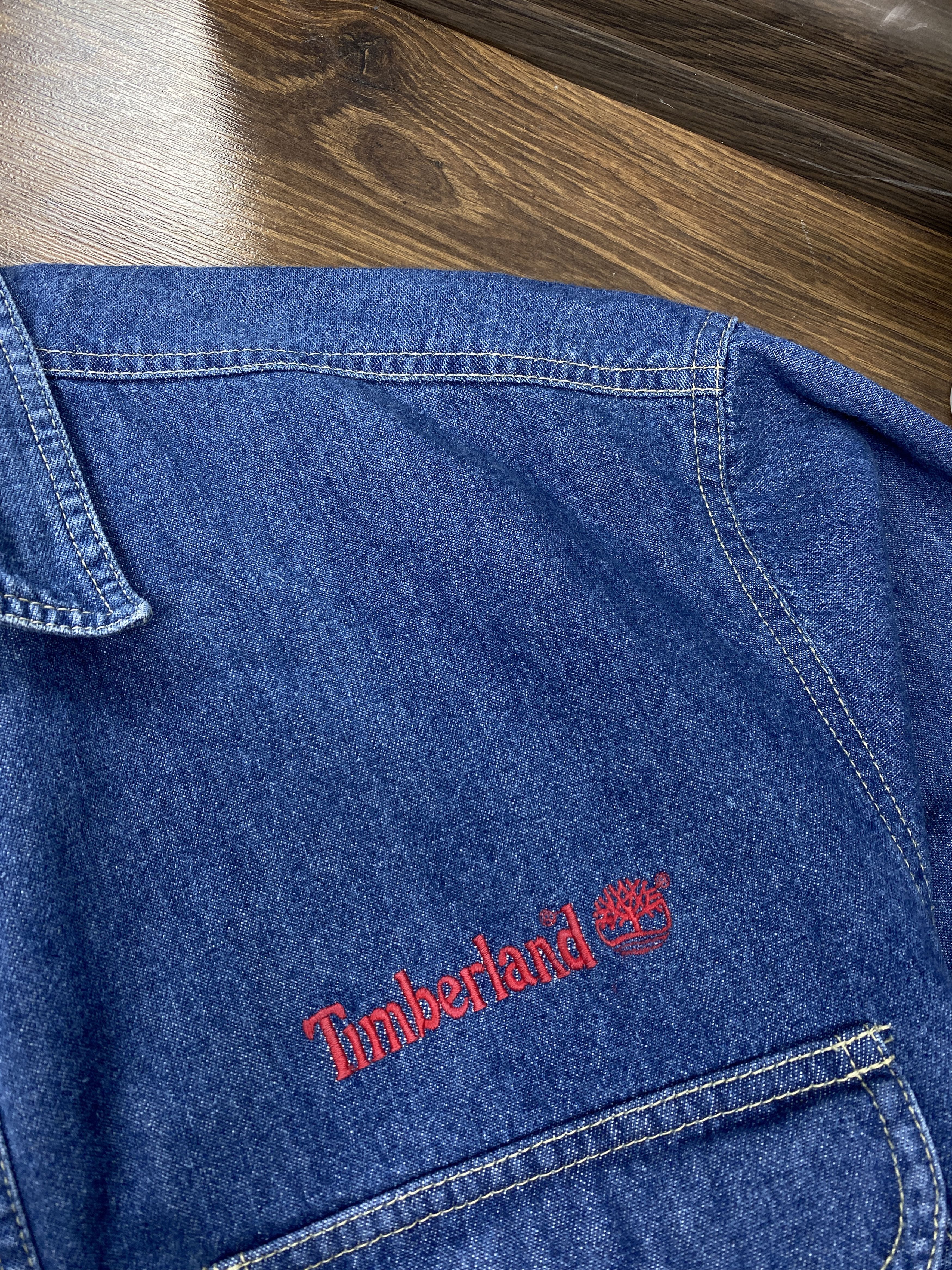 Timberland Timberland vintage jeans denim shirt Size US XL / EU 56 / 4 - 3 Thumbnail