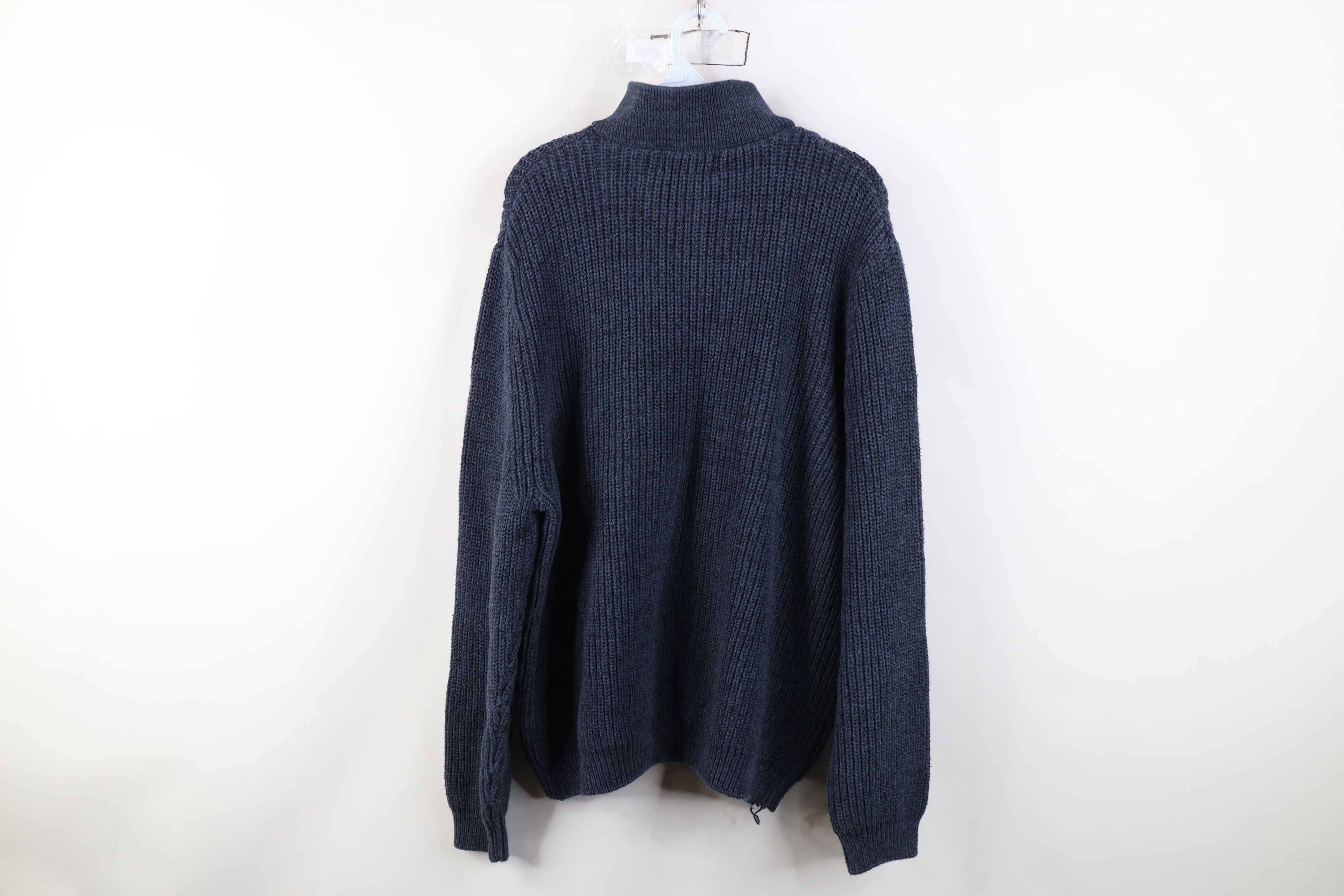 Eddie Bauer Vintage Eddie Bauer Ribbed Knit 1/4 Zip Pullover Sweater Size US XXL / EU 58 / 5 - 8 Thumbnail