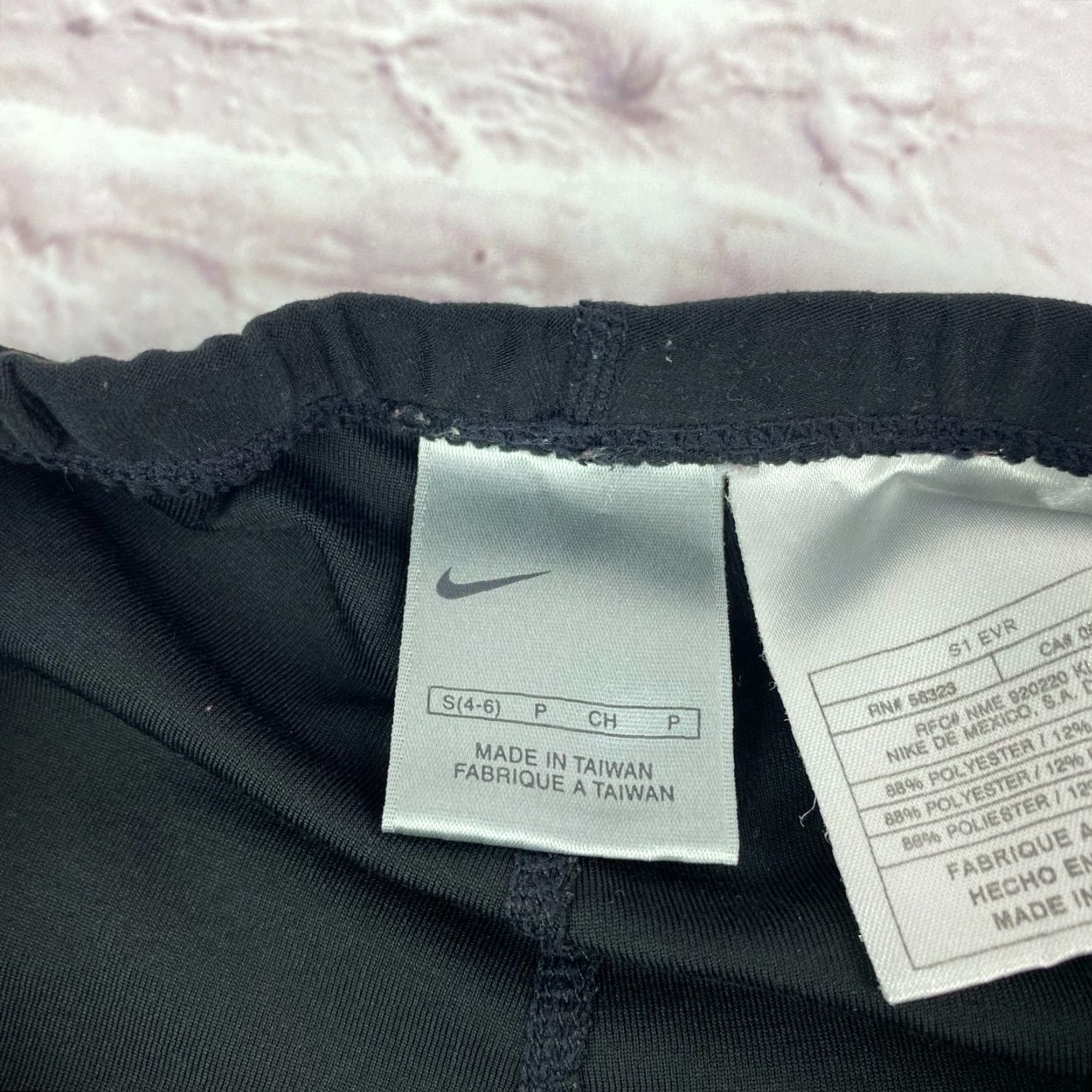 Nike Nike Leggings Teens Junior S Logo Elastic Waist Pull On Yoga Athletic Size 28" / US 6 / IT 42 - 6 Thumbnail