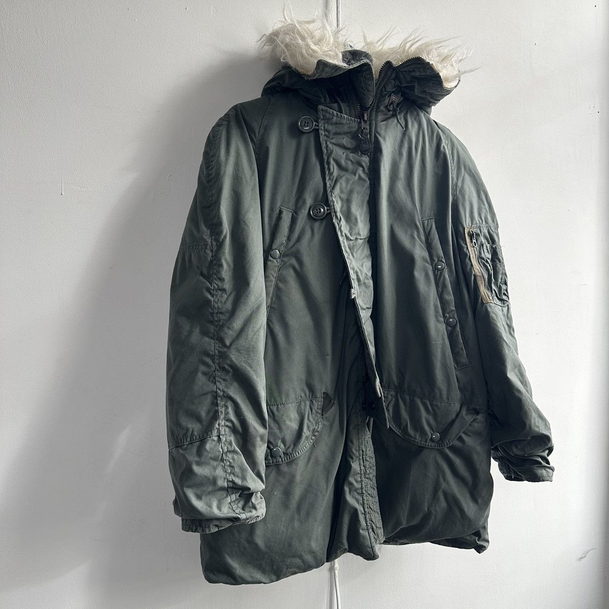 Vintage Vintage Military Parka N-3B Sherpa Hood Flight Jacket USAF Size US S / EU 44-46 / 1 - 13 Thumbnail