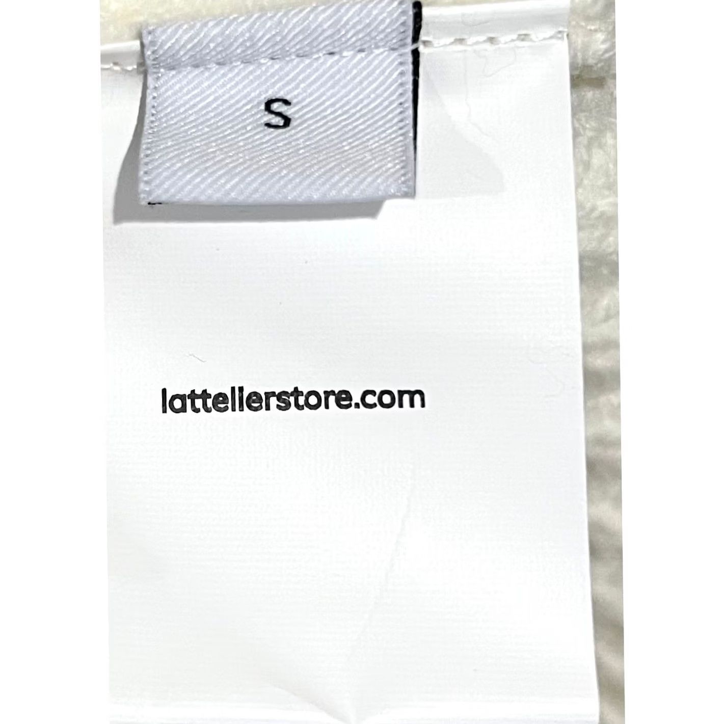 Vintage Lattelier Women’s Sweater Boxy Pullover 1/4 Zip Foldover Collar Ivory Cream Sz S Size S / US 4 / IT 40 - 7 Thumbnail