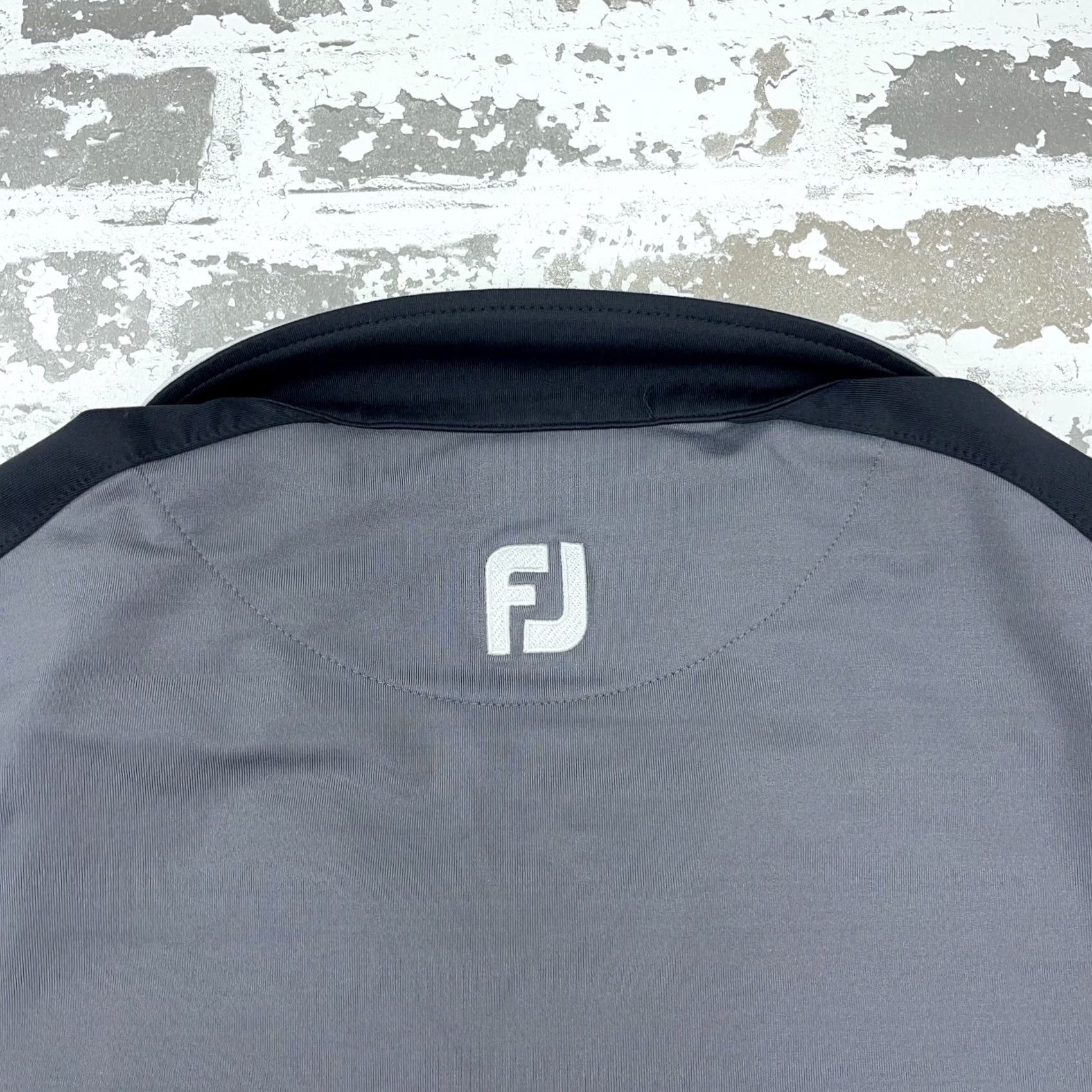Footjoy Foot Joy Sweatshirt Men Large Gray Pullover Quarter Zip Performance Sweater Golf Size US L / EU 52-54 / 3 - 7 Thumbnail