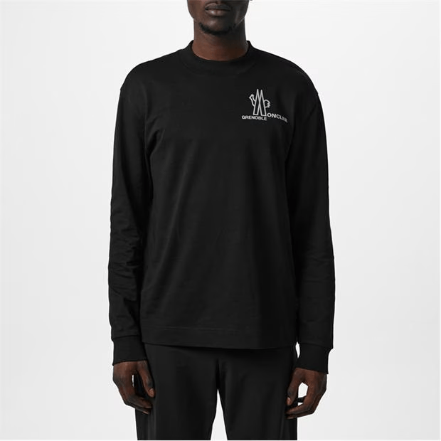 Moncler Logo Long Sleeve T-Shirt Size US M / EU 48-50 / 2 - 5 Thumbnail