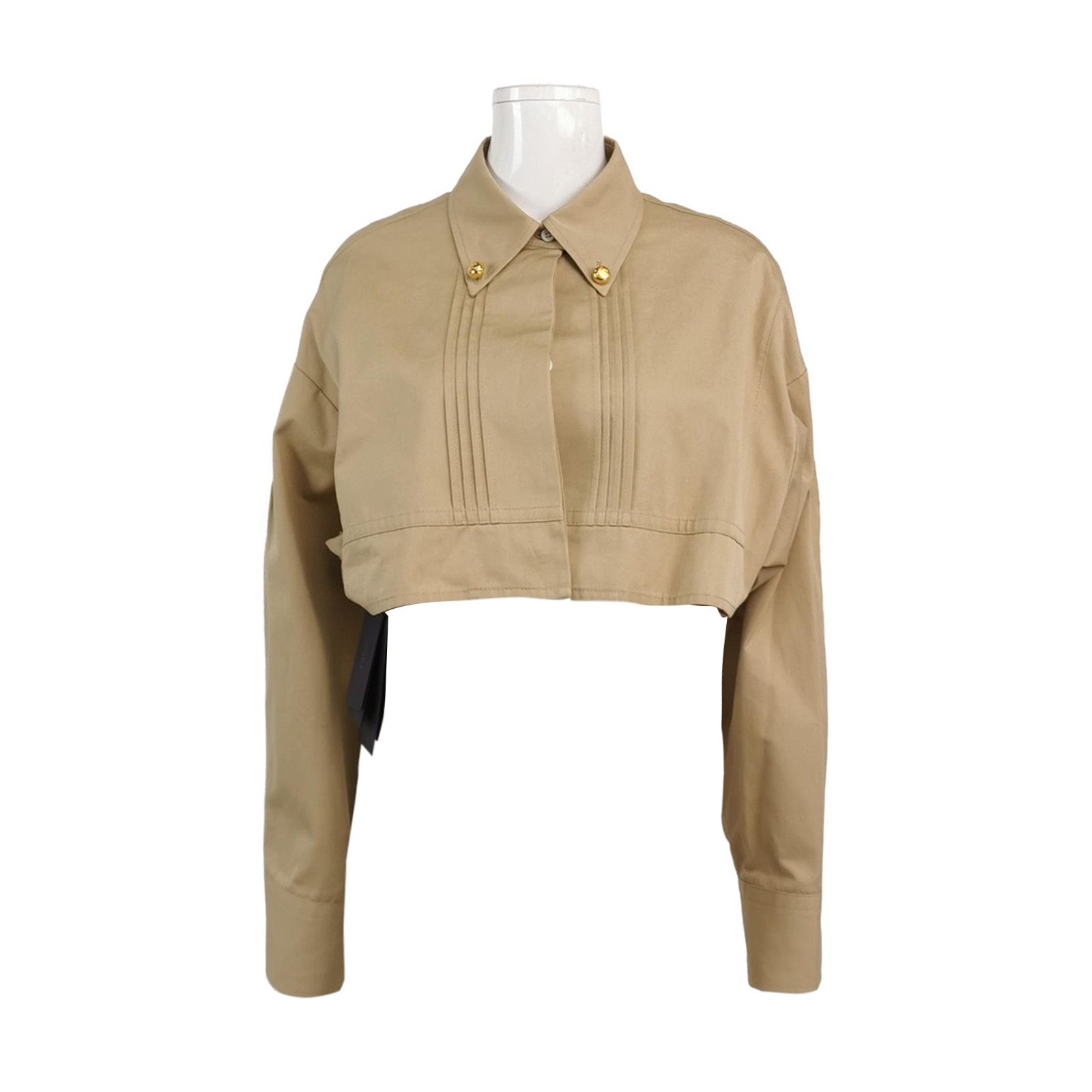 Prada Prada Cropped Cotton Jacket Size 42 Size M / US 6-8 / IT 42-44 - 1 Thumbnail