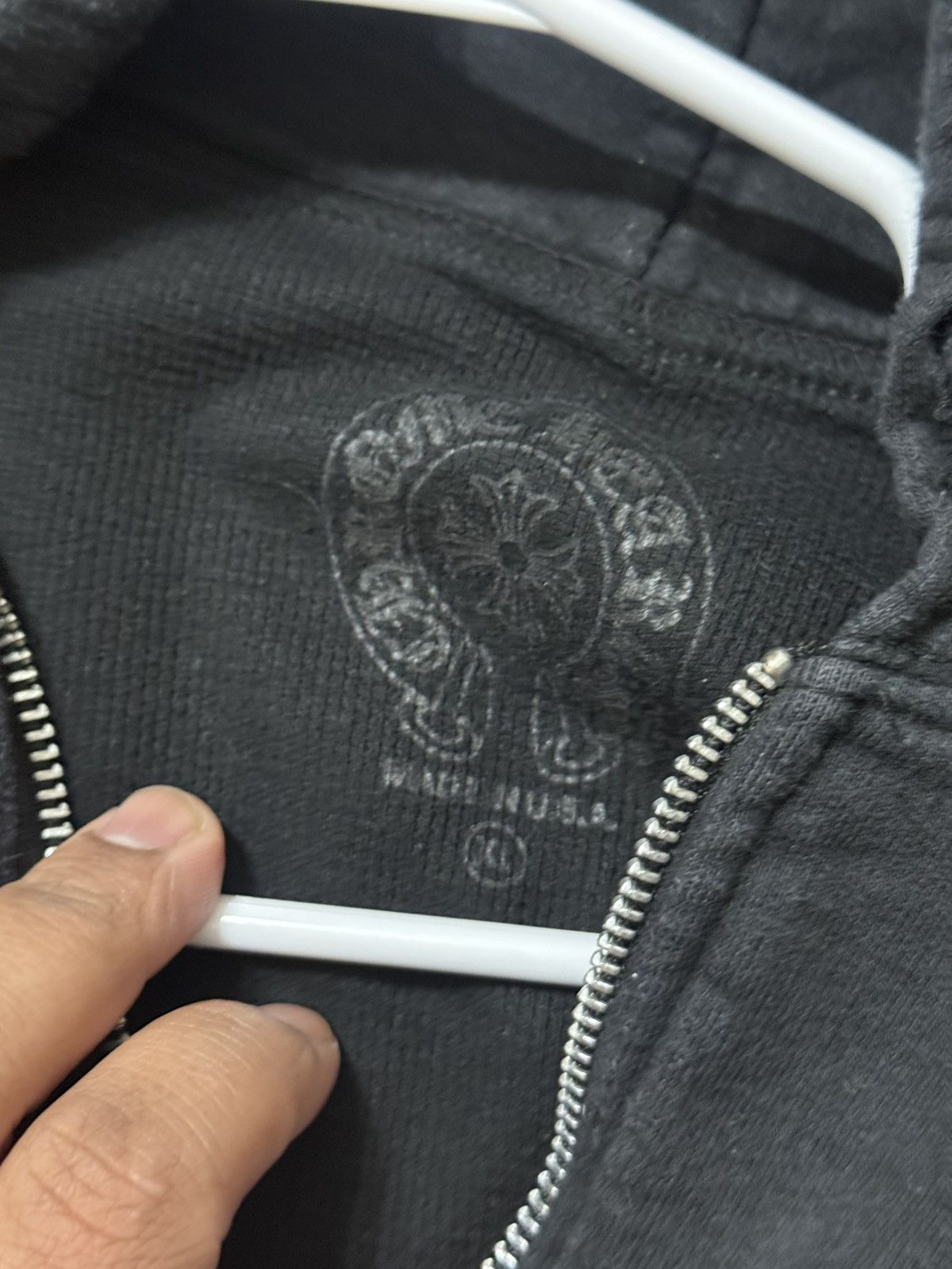 Chrome Hearts Chrome Hearts Thermal T Bar Logo Zip Size XL Size US XL / EU 56 / 4 - 14 Thumbnail