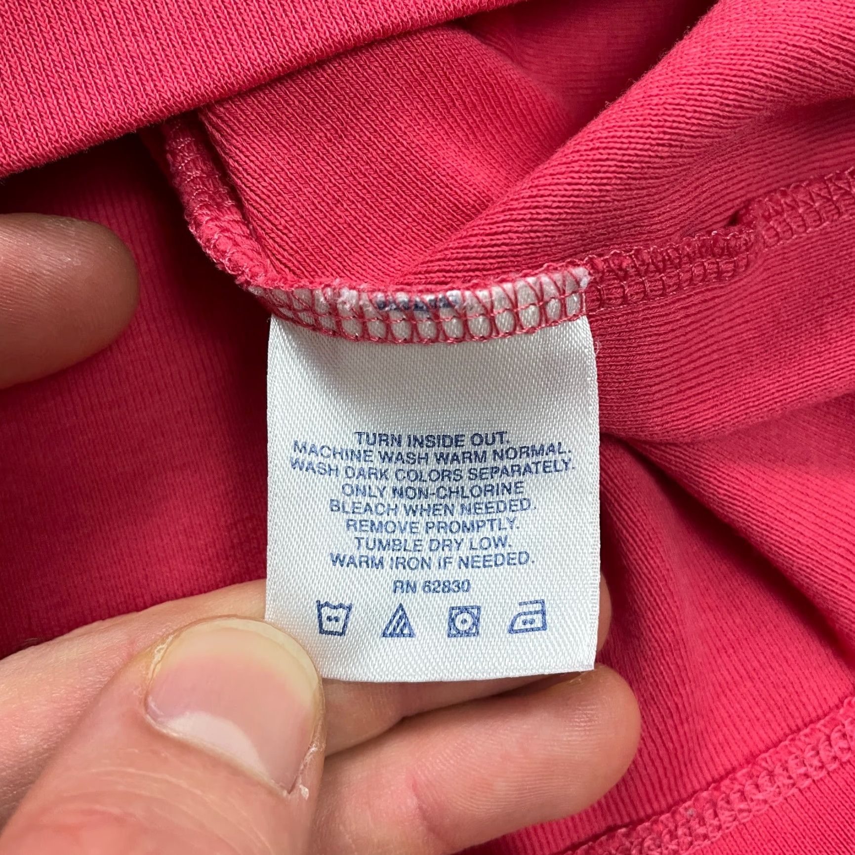 Lands' End Lands' End Women Basic Tank 24/26W Red Mock Neck Cotton Classic Casual Size 4XL / US 24-26 - 5 Thumbnail