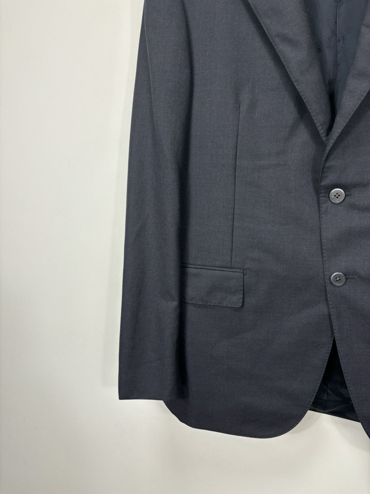 Corneliani Corneliani Men’s 2-Buttons Classic Formal Wool Blazer Jacket Size 44R - 6 Thumbnail