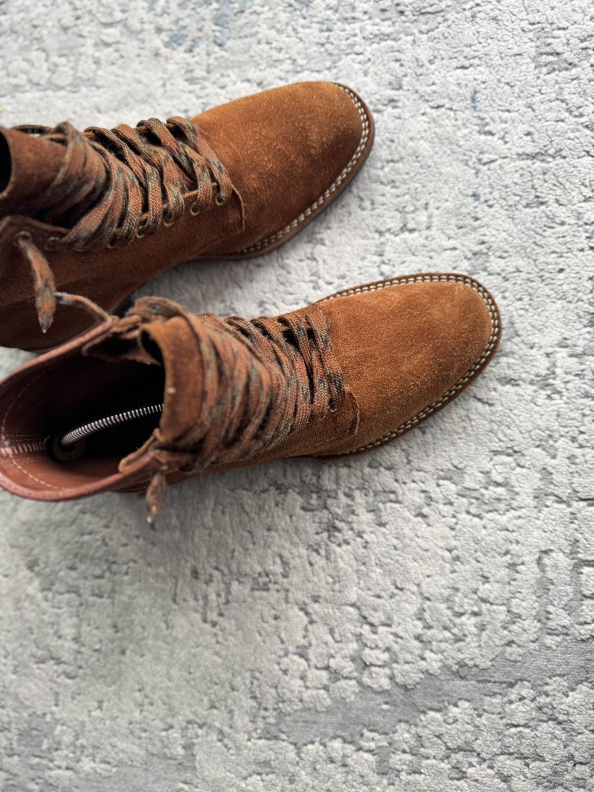 WESCO Wesco X Iron Heart Jonhannes Suede Brown Boots Size 10D Size US 11 / EU 44 - 17 Thumbnail