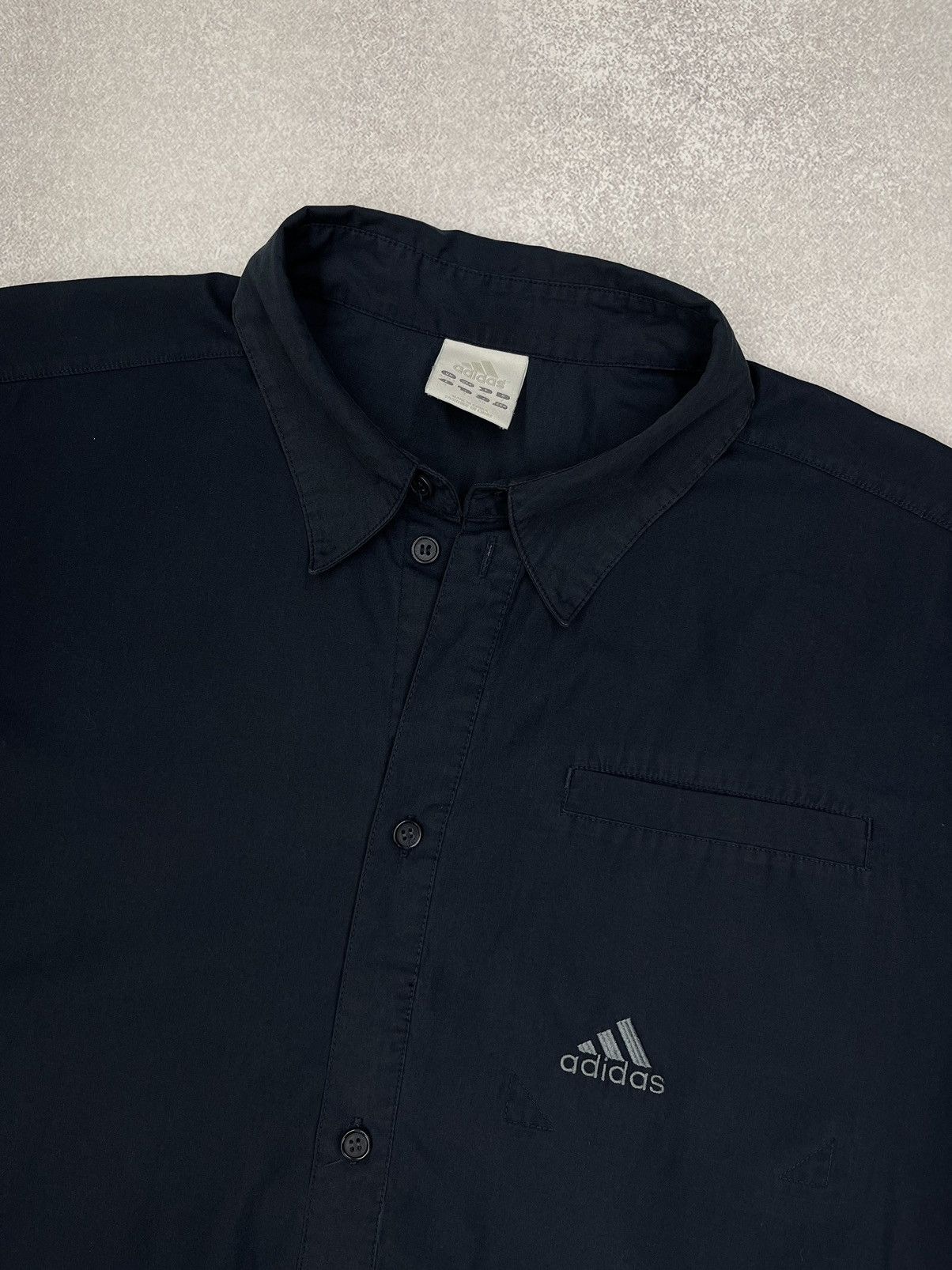 Adidas Vintage Adidas Shirt Navy 2002 Y2K Y3 Yeezy Size US L / EU 52-54 / 3 - 4 Thumbnail