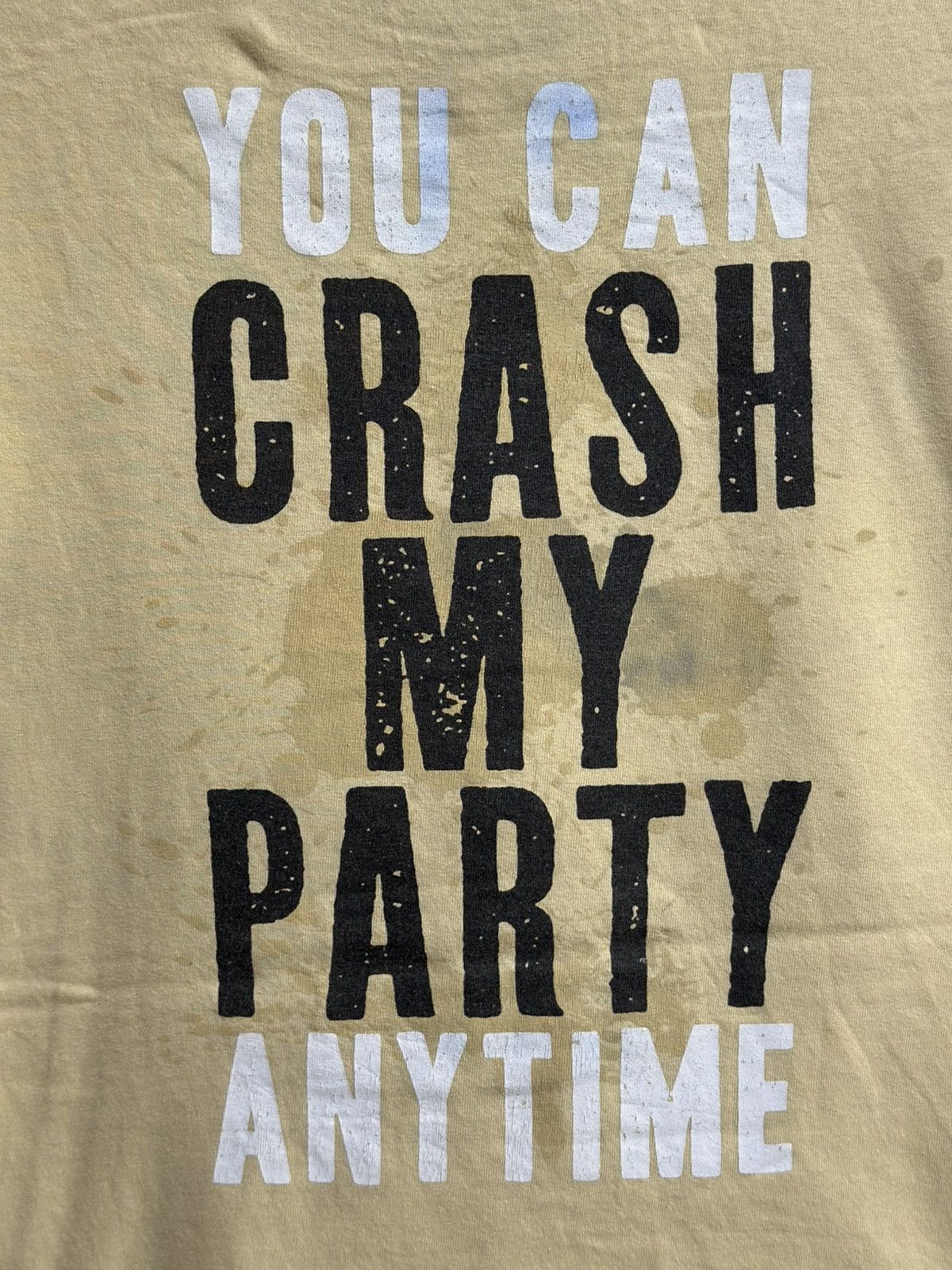 Band Tees × Vintage Vintage Luke Bryan You Can Crash My Party Anytime Faded Tee Size US M / EU 48-50 / 2 - 8 Thumbnail