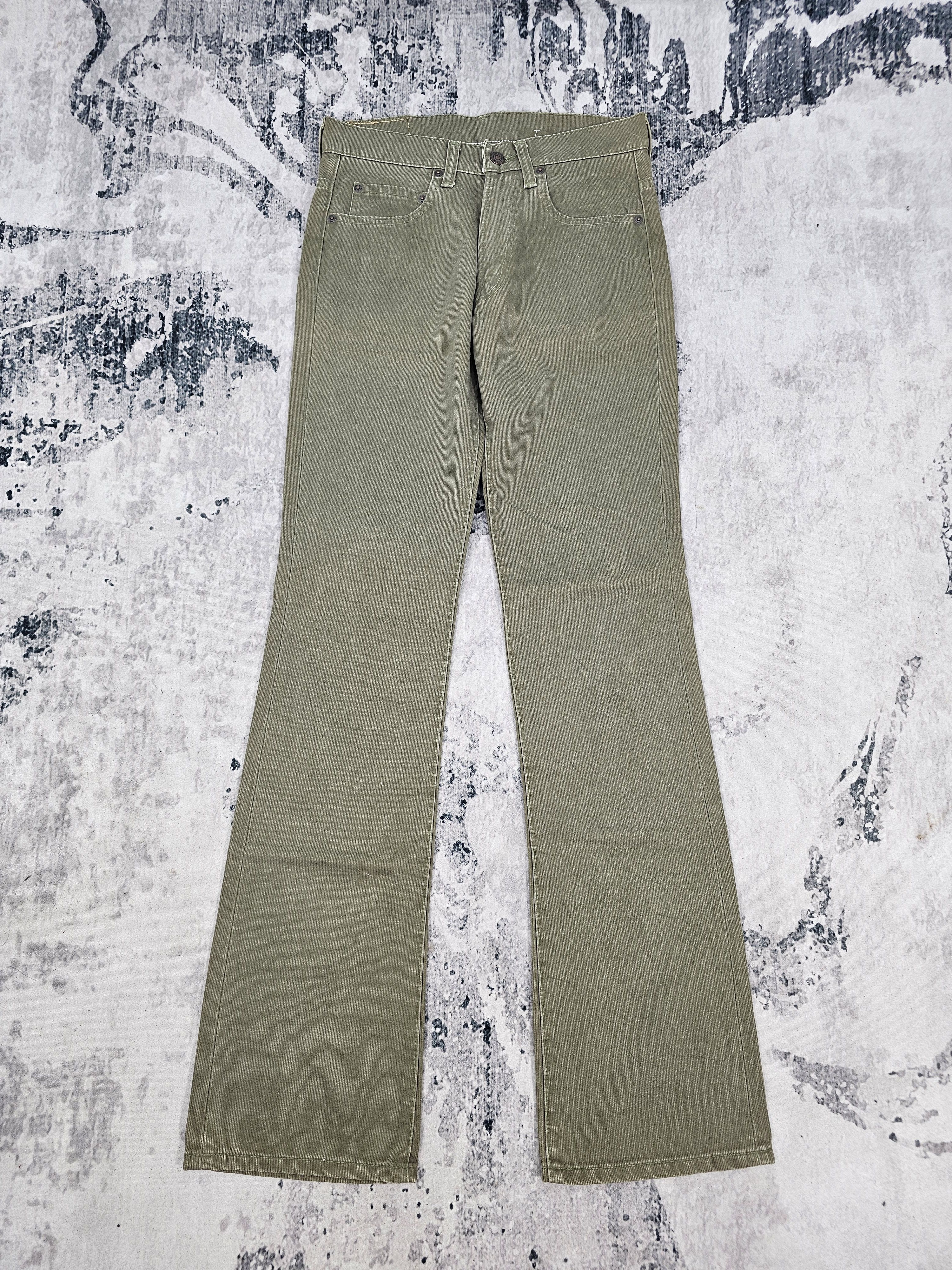 Denime DENIME Green Bootcut Flare Jeans Pants JB0279 Size 29x33.5 Size US 29 - 1 Thumbnail