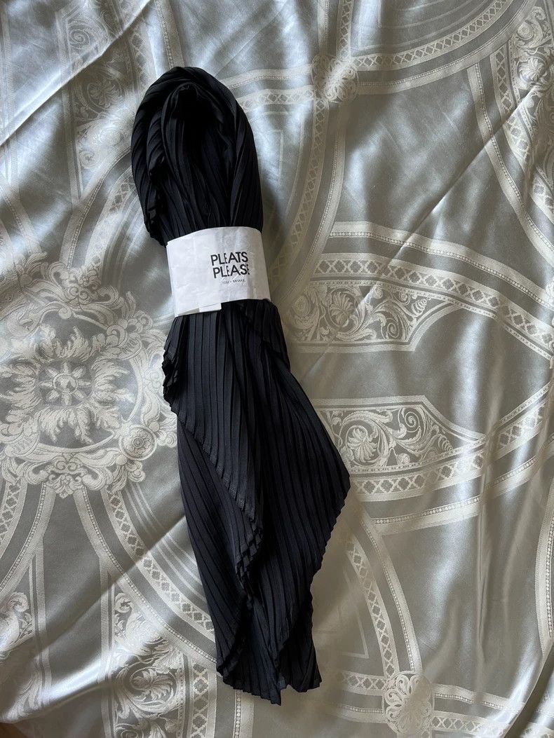 Issey Miyake Issey Miyake size:2 Black diagonal striped dress Size M / US 6-8 / IT 42-44 - 3 Thumbnail