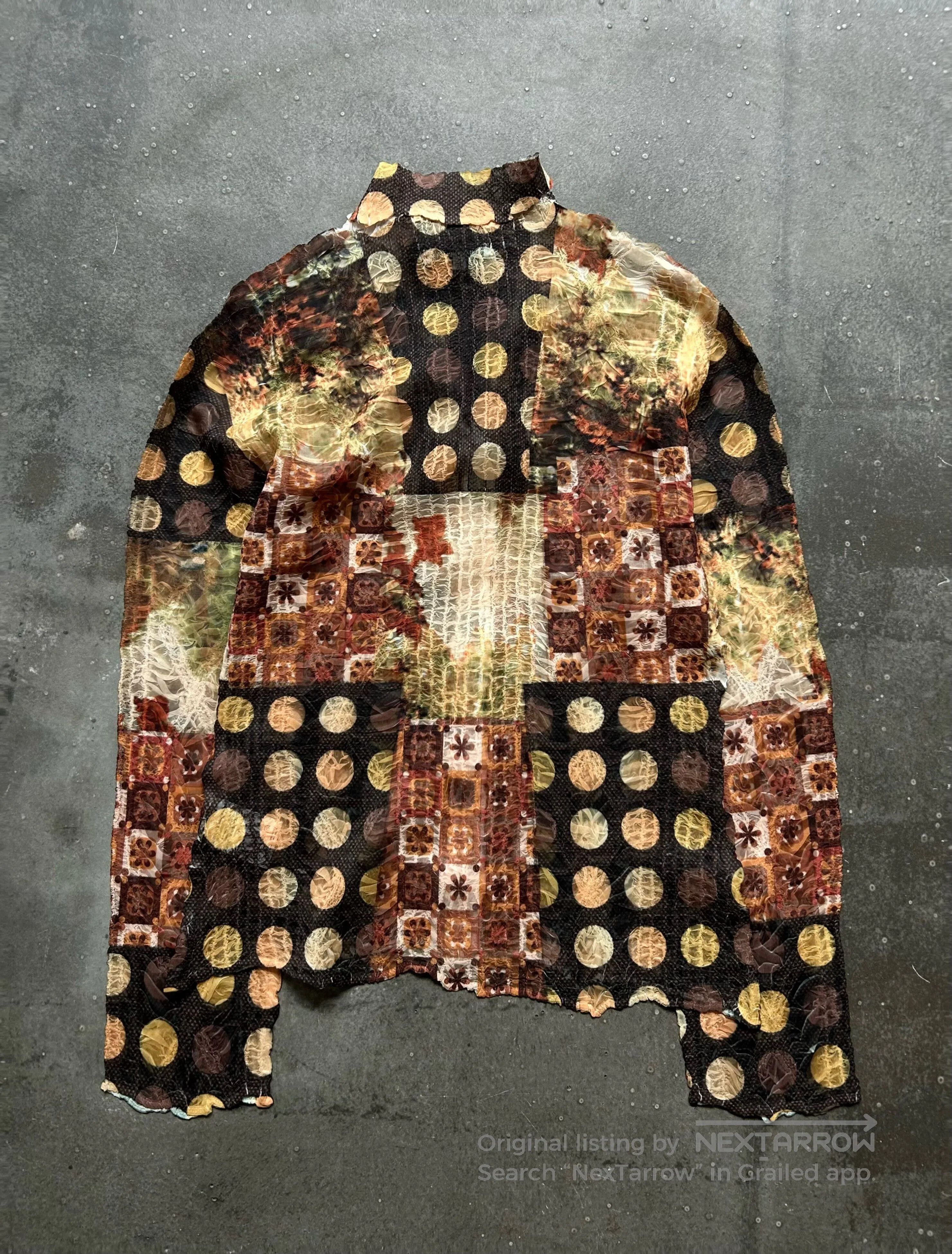 Yoshio Kubo patterned pleated shirt by yoshiki hishinuma. Size US M / EU 48-50 / 2 - 2 Thumbnail