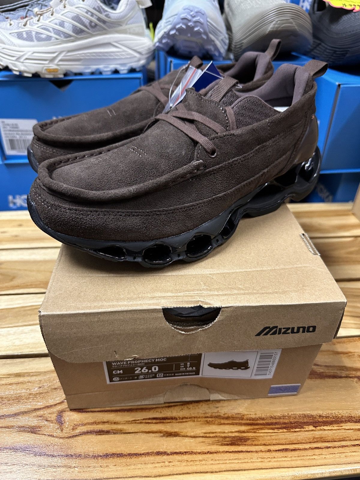 Mizuno Mizuno WAVE PROPHECY MOC suede | Grailed