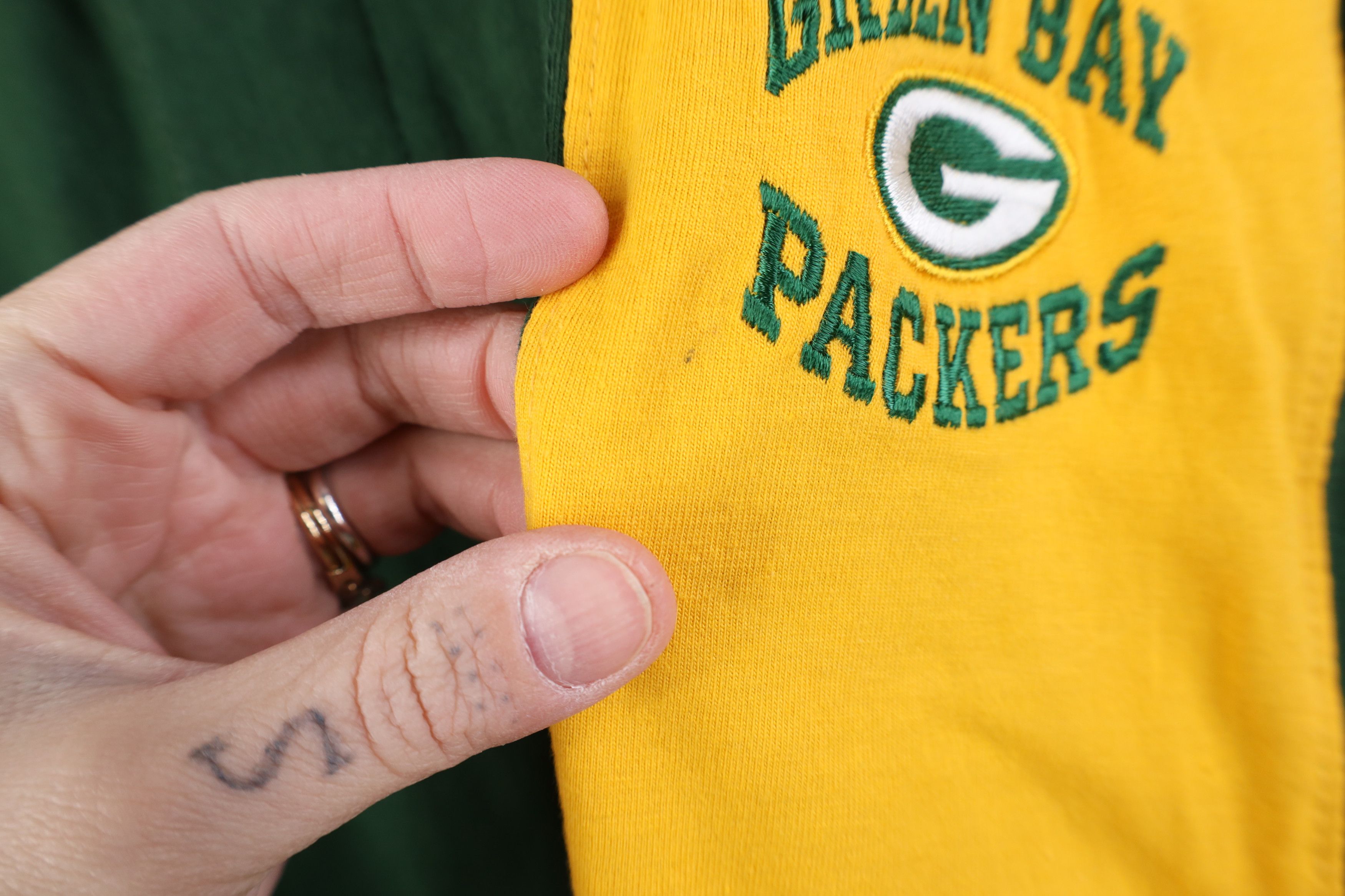 Vintage Vintage 90s Green Bay Packers Long Sleeve Polo Shirt Size US XL / EU 56 / 4 - 5 Thumbnail