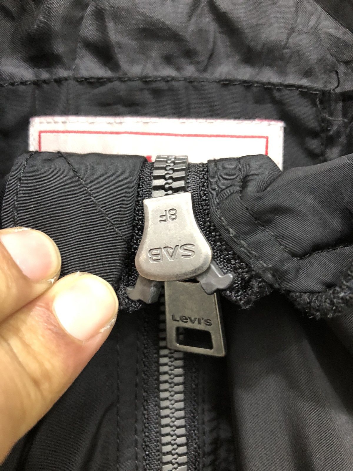 Levi's Levi’s Bomber Jacket Women Size S All Black Original Riveted Size S / US 4 / IT 40 - 7 Thumbnail