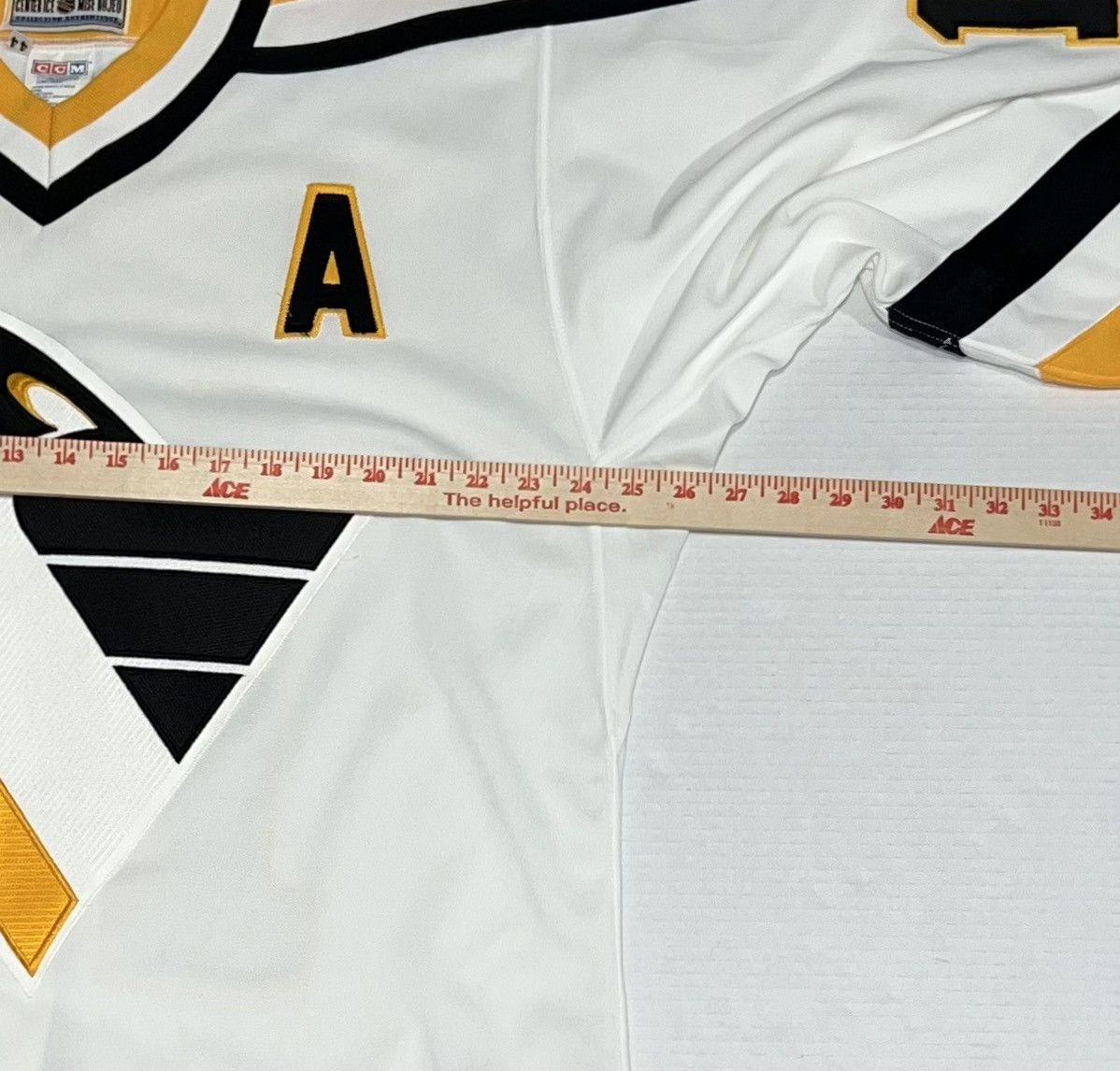 Ccm Vintage Pittsburgh Penguins Signed Ron Francis Jersey Ccm Size US L / EU 52-54 / 3 - 9 Thumbnail