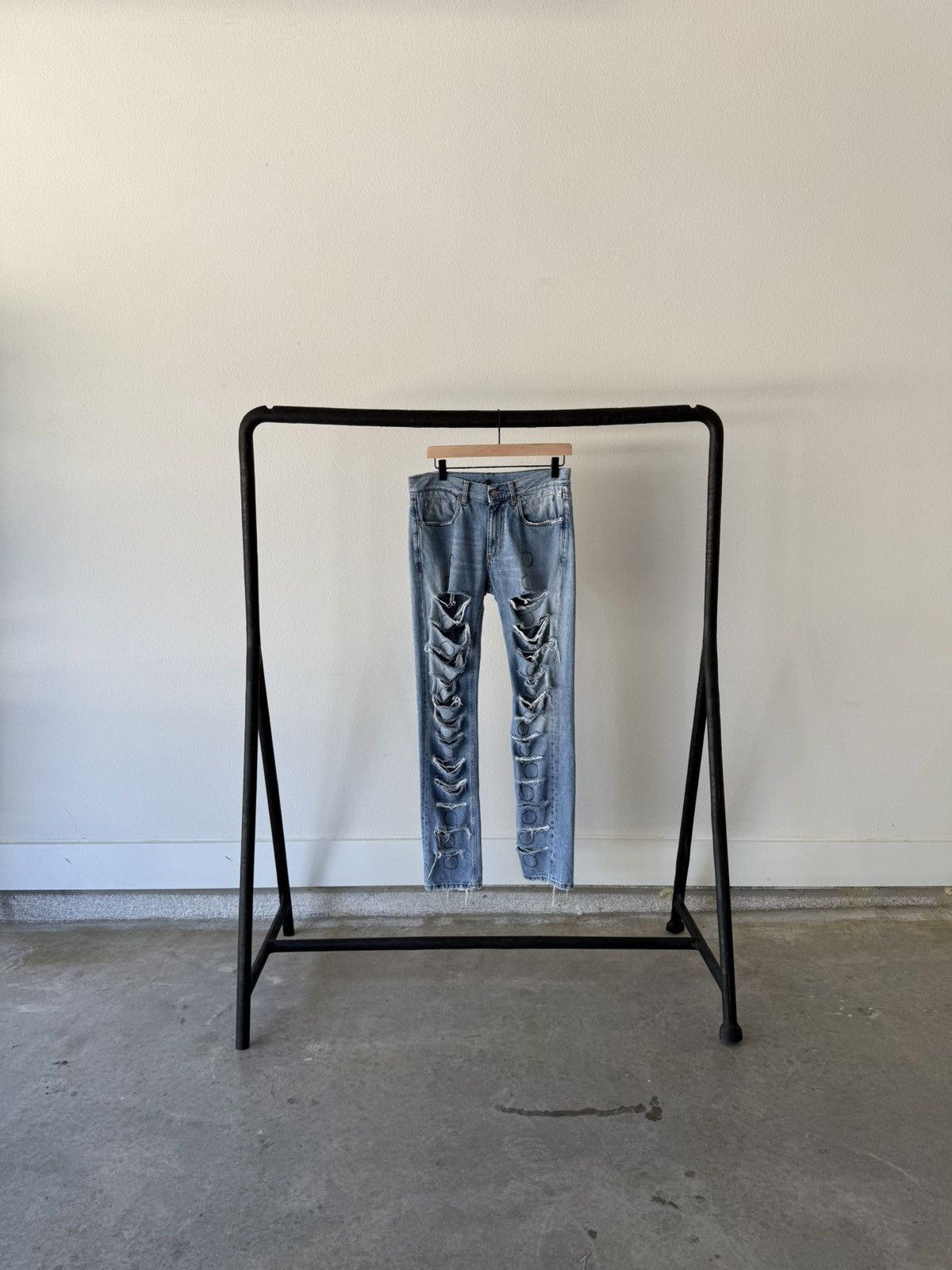 1017 ALYX 9SM 1017 Alyx 9SM Thorn Slashed Denim SS19 Size US 30 / EU 46 - 2 Thumbnail