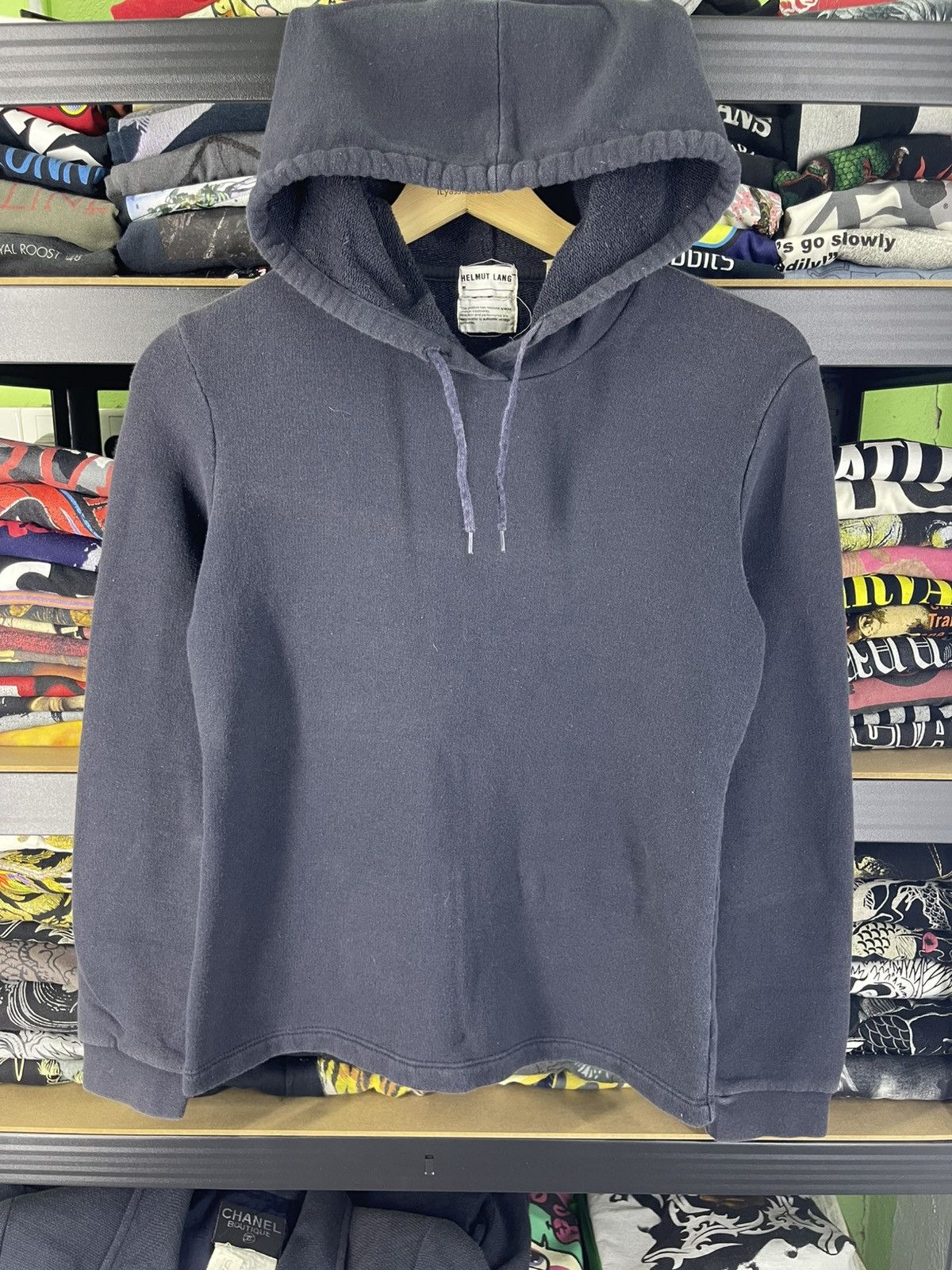 Helmut Lang Vintage Helmut Lang Black Hoodie Size XS / US 0-2 / IT 36-38 - 3 Thumbnail