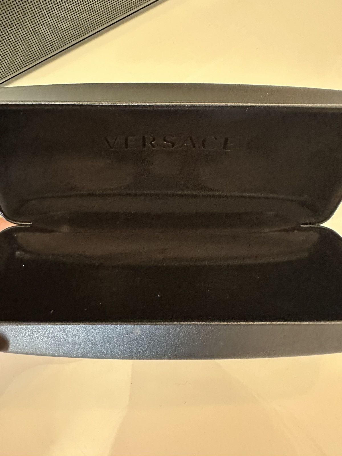 Versace Versace Black SUNGLASS Case with Gold Lettering CASE ONLY Size ONE SIZE - 4 Thumbnail
